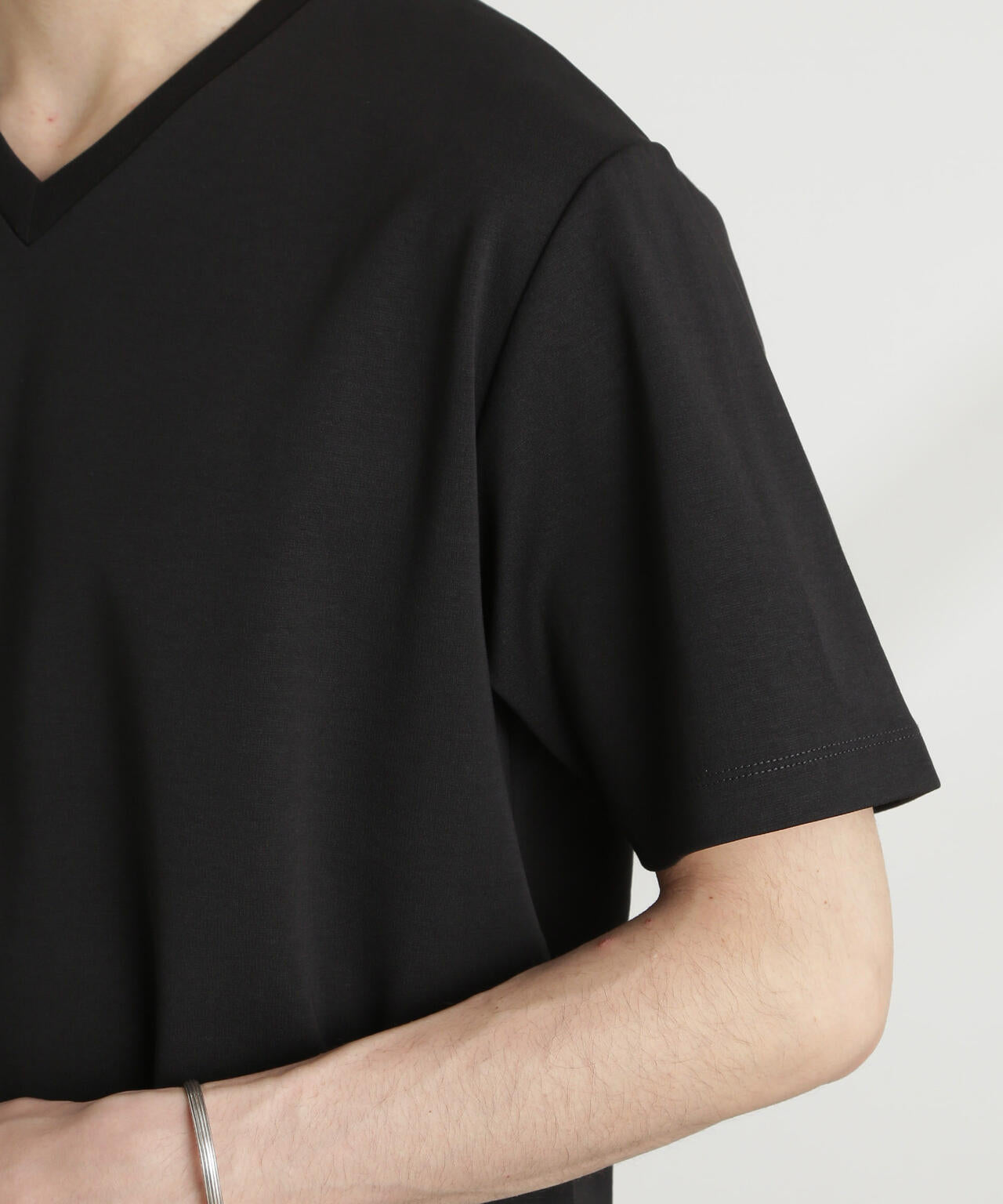 ダブルスムースVネックTシャツ 半袖 6725124214
