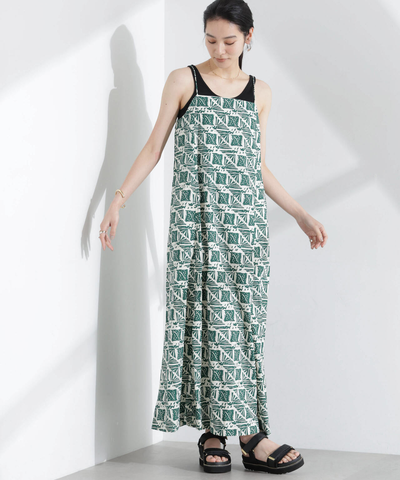 Sara mallika/COTTON POPLIN CAMI DRESS 6715119052