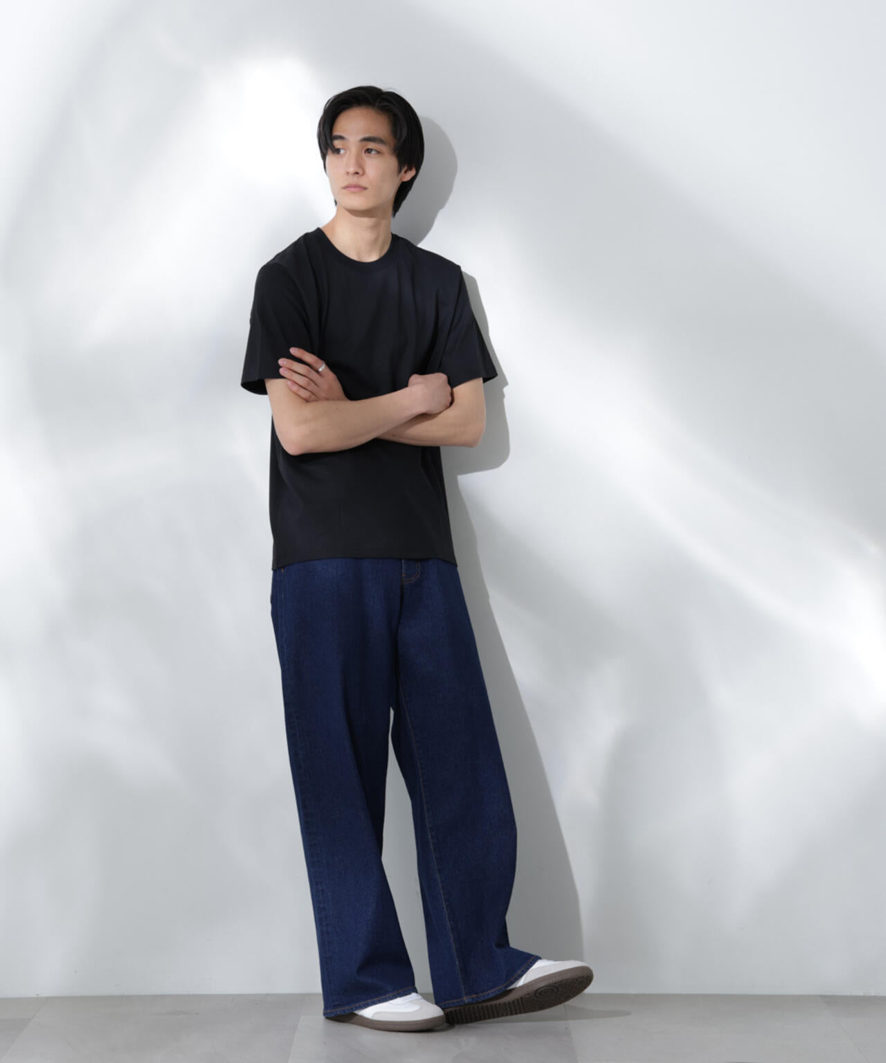 Anti Soaked(R) 汗染み防止 クルーネック レギュラーシルエットTシャツ 6685124202