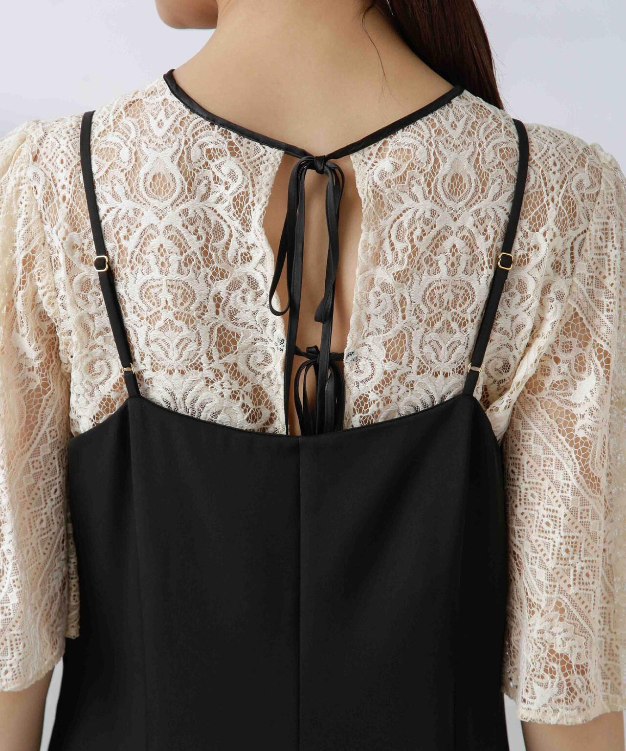 troisiemechaco/パネルレース ダブルクロス 3WAYワンピース 6714119024
