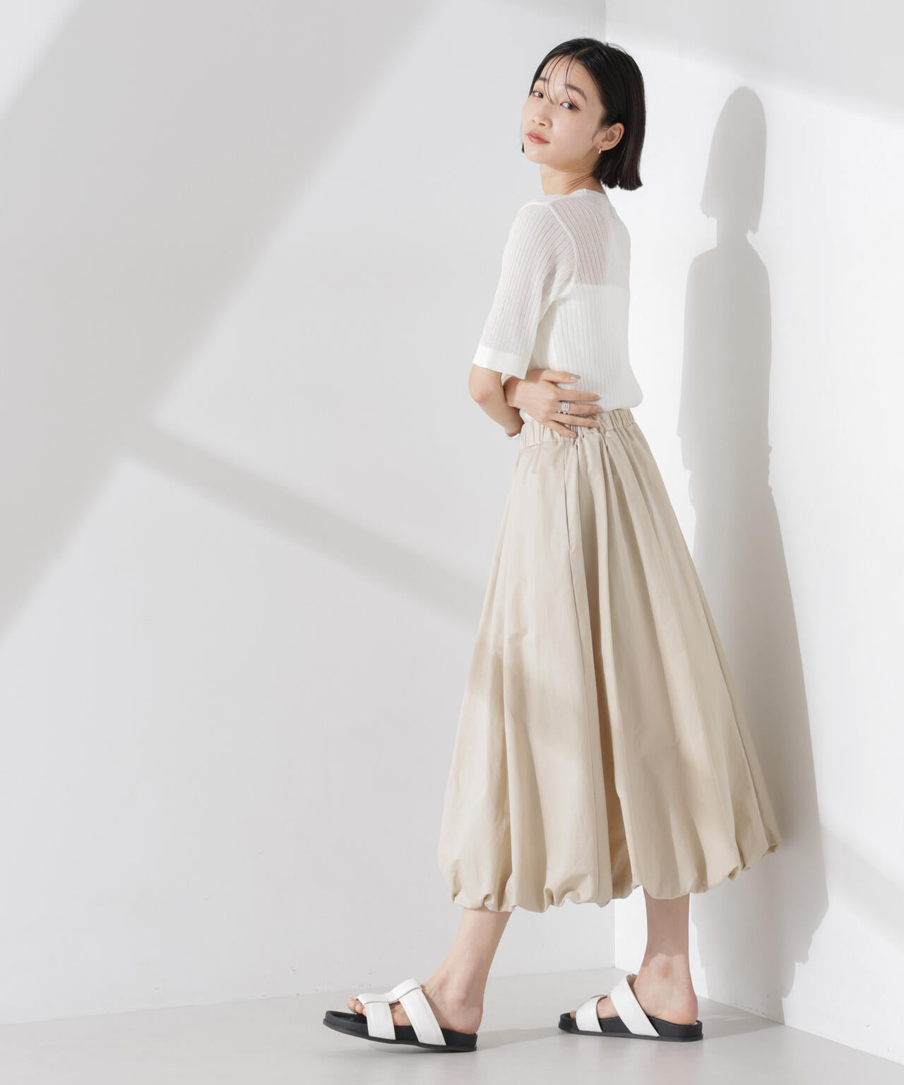 PENNEYS別注TheFOXシアーリブニットトップス 6735122326