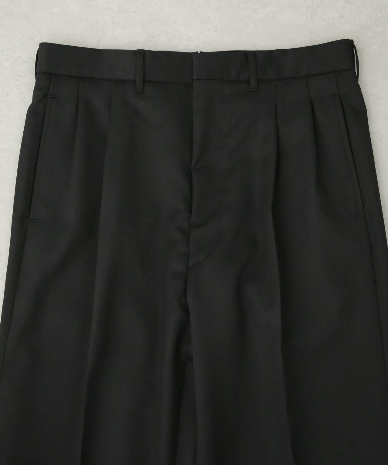 benine 9/Wool Gabardine Two-Tuck Slacks 6705127128