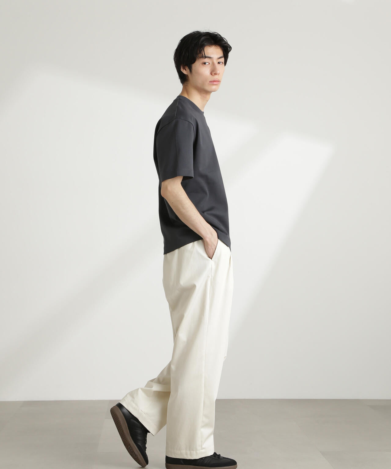 ダブルスムースクルーネックBIGTシャツ 半袖 6725124213