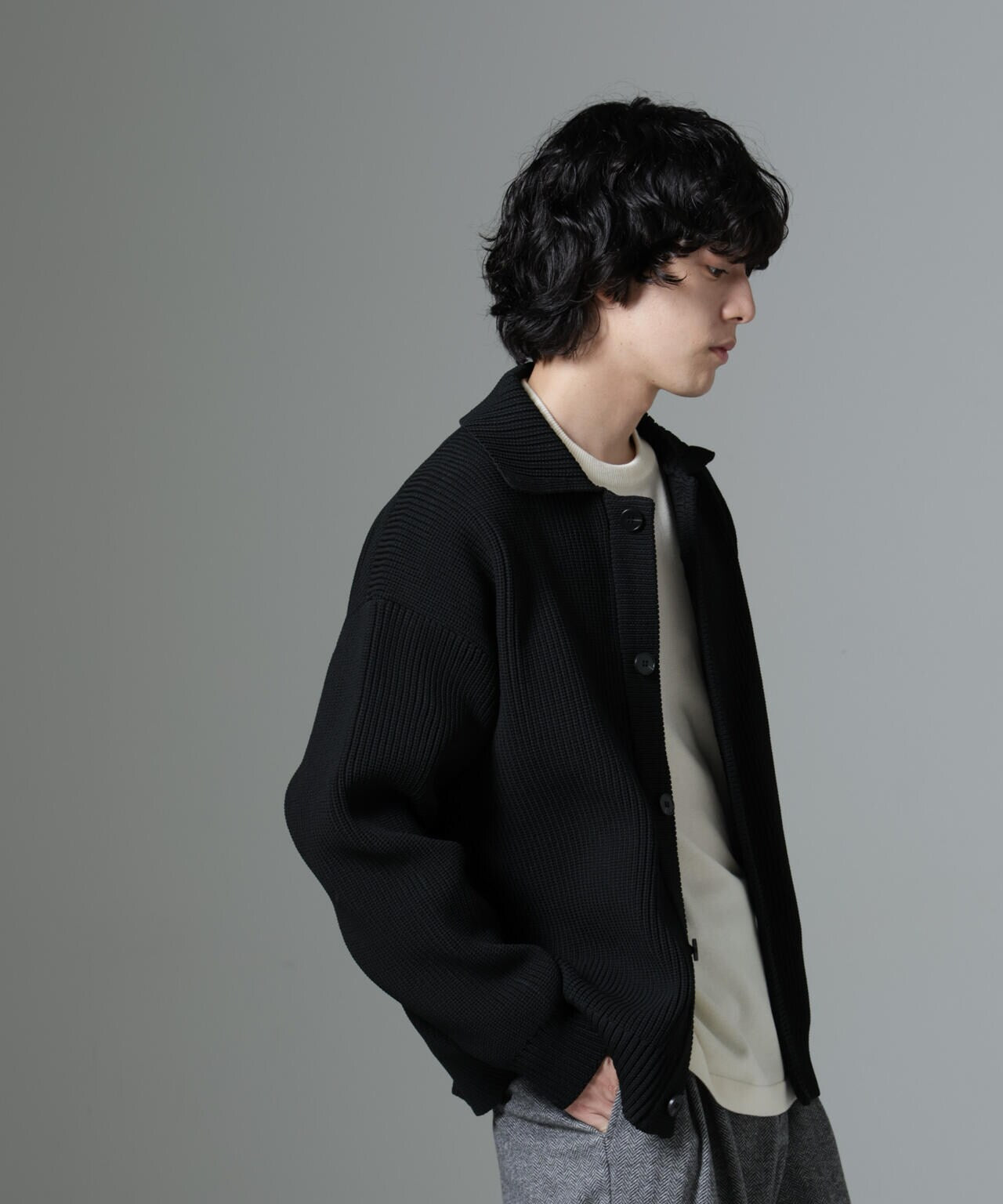 スポンディッシュニットブルゾン 6684222263
