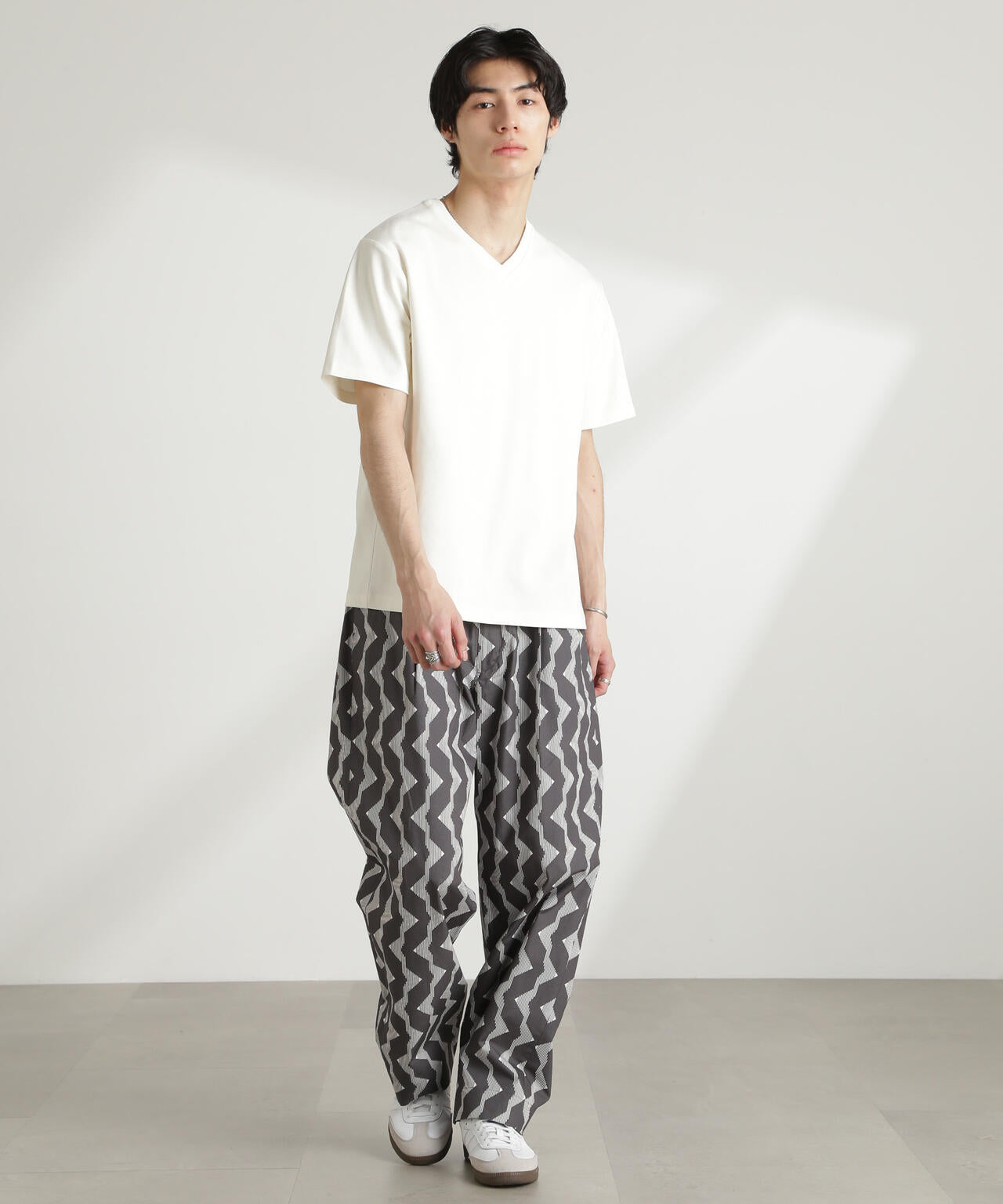 ダブルスムースVネックTシャツ 半袖 6725124214