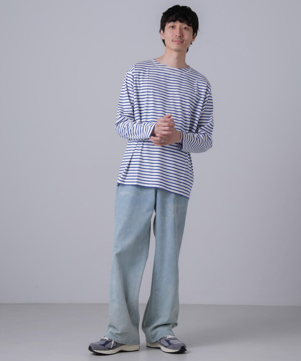 「NJ/CLUB」HOMESTOCKボーダーボートネックTシャツ 6684223201