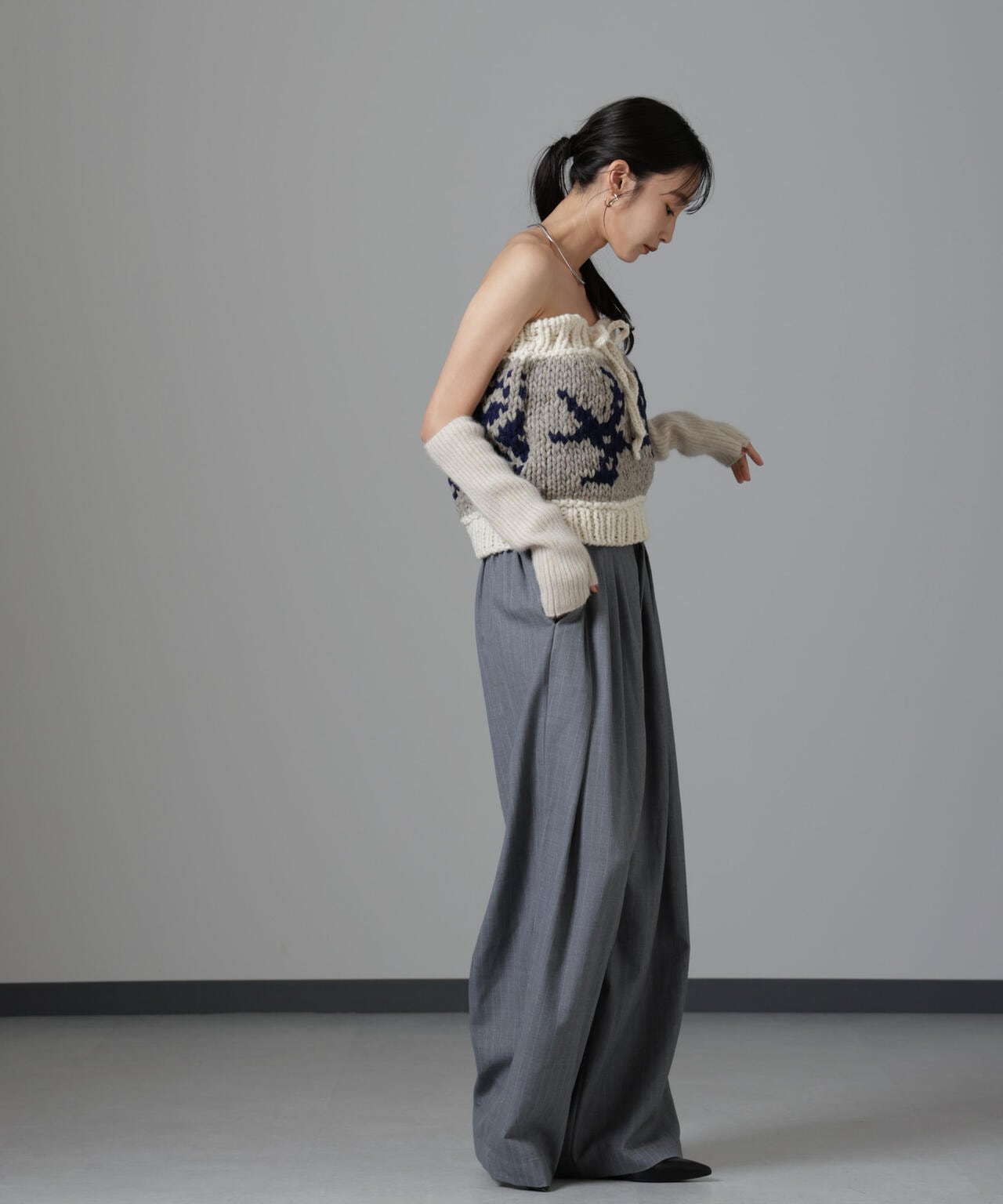RhodolirioN/Cowichan Two-way Sweater 6714222053