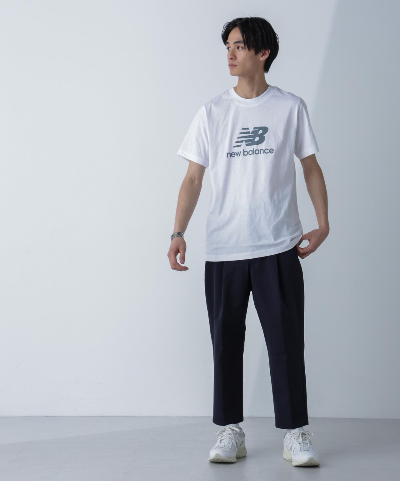 new balance/Stacked Logo ショートスリーブTシャツ 6704124043