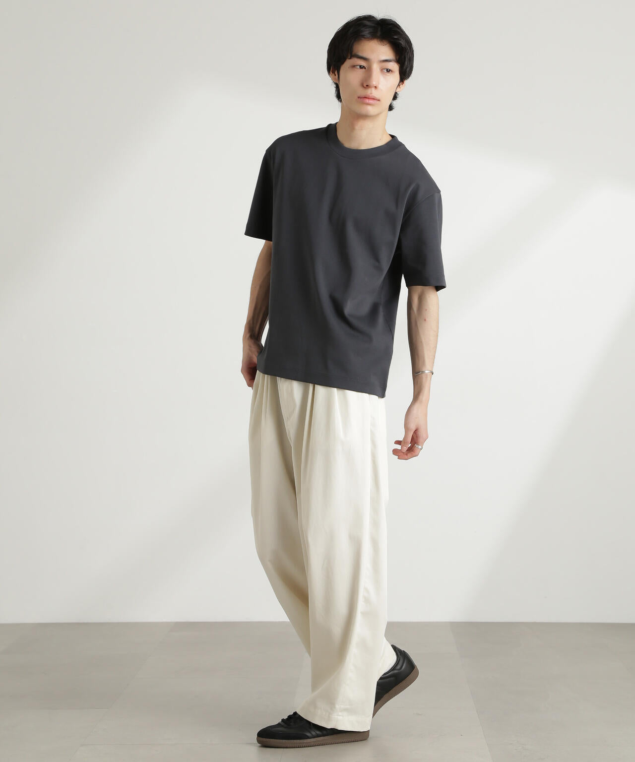 ダブルスムースクルーネックBIGTシャツ 半袖 6725124213