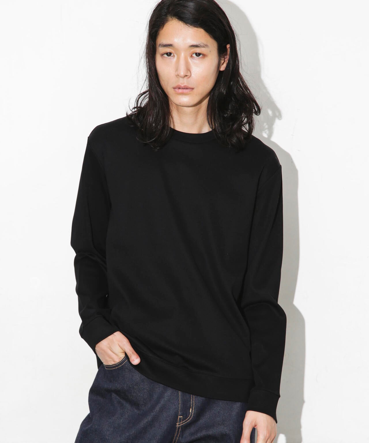 「FORMAL JERSEY」クルーネックカットソー長袖 6684123205