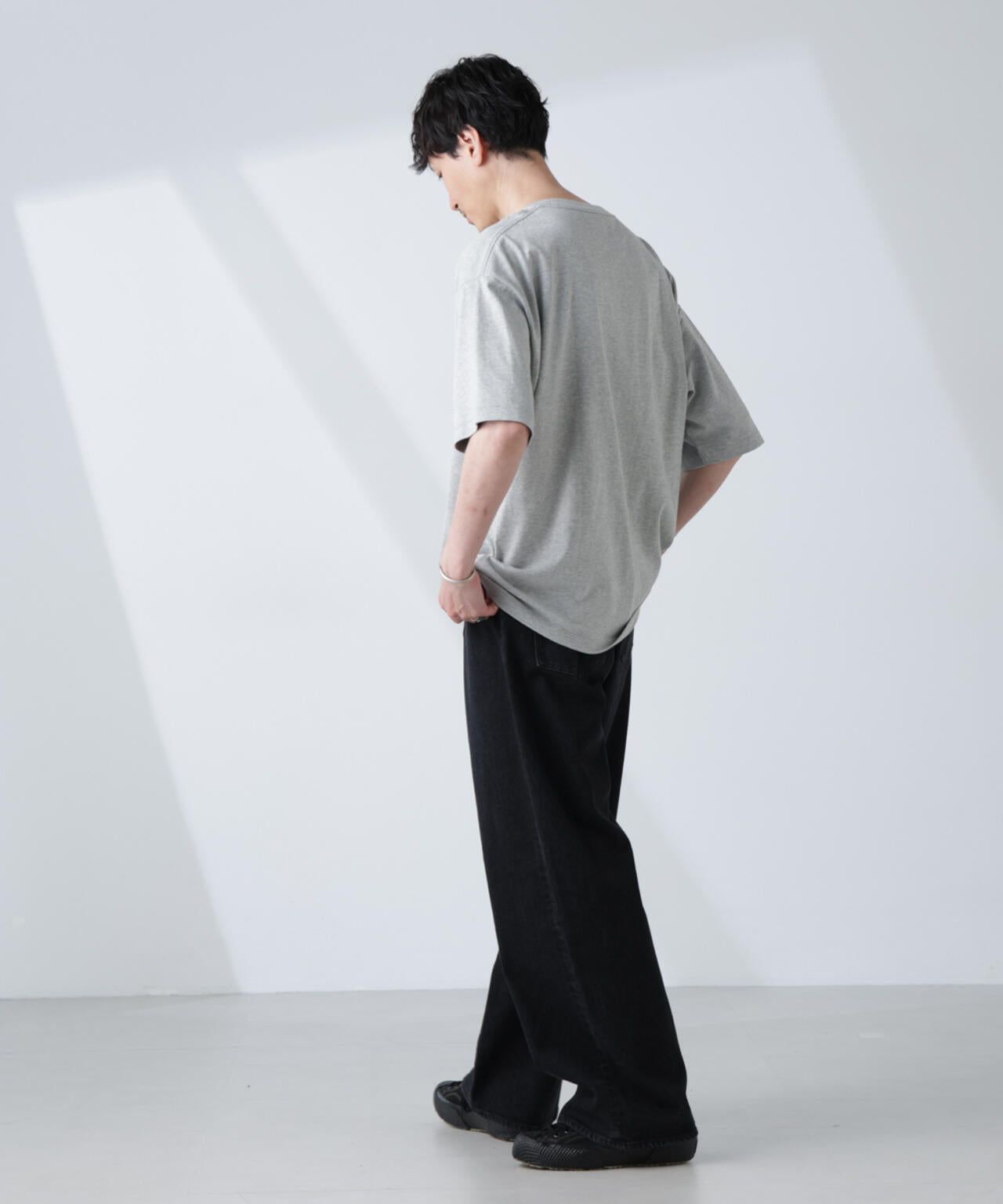 WEB限定/Anti Soaked(R) 汗染み防止 クルーネック ビッグシルエットTシャツ 6685124233