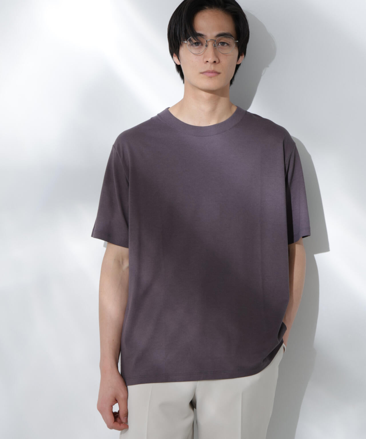 Anti Soaked(R)汗染み防止 De Light ミドルシルエットTシャツ 6685124211
