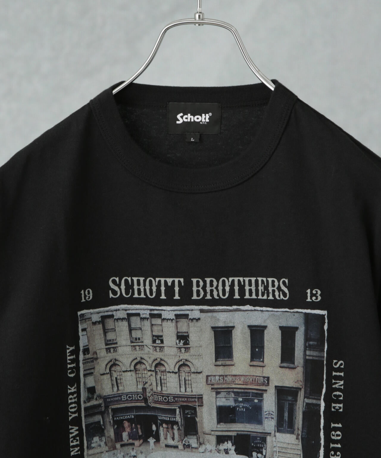 Schott/別注 "PHOTO" S/S TEE 6705124014