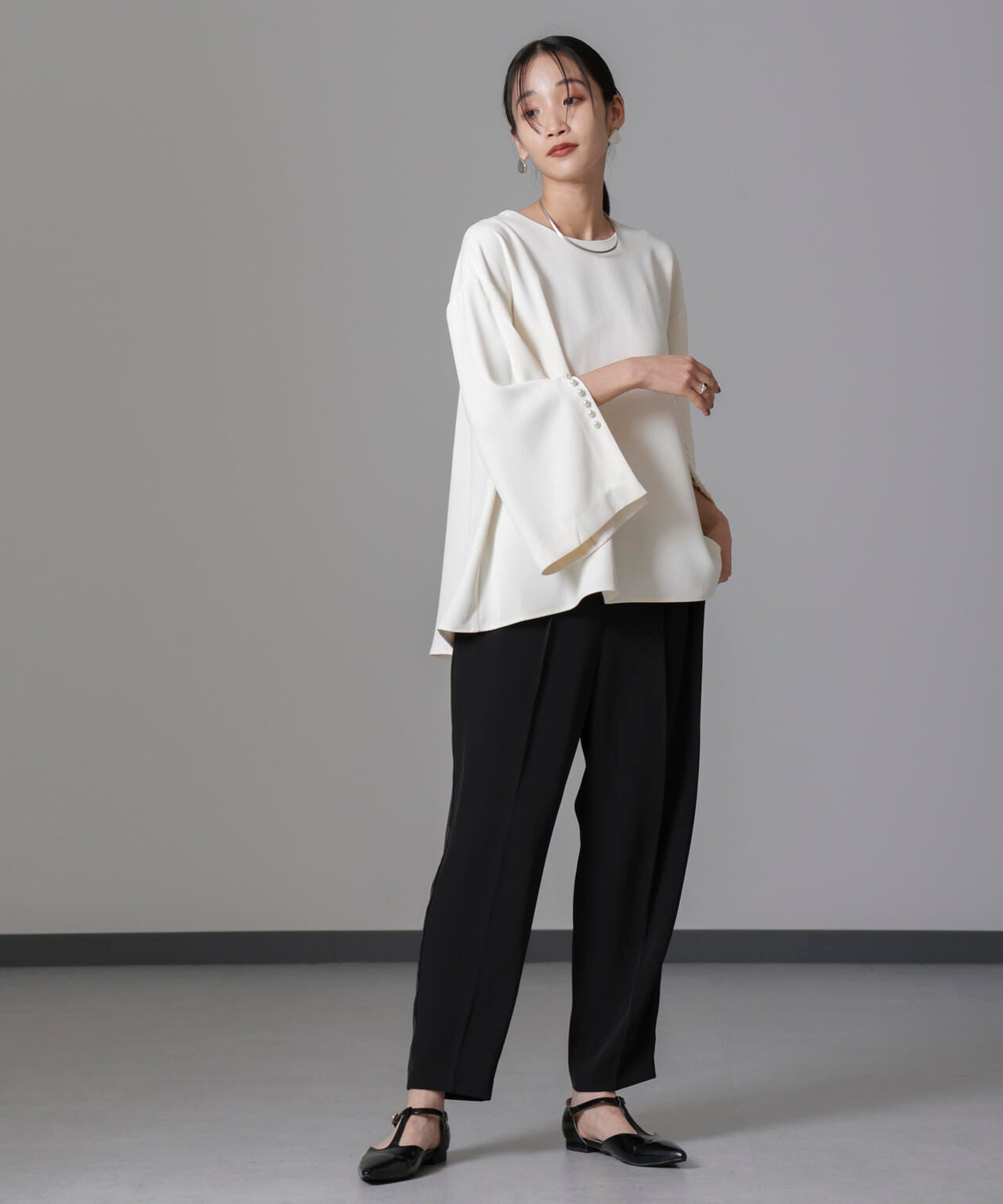 troisiemechaco/DOUBLE CLOTH セットアップパンツ 6714229002