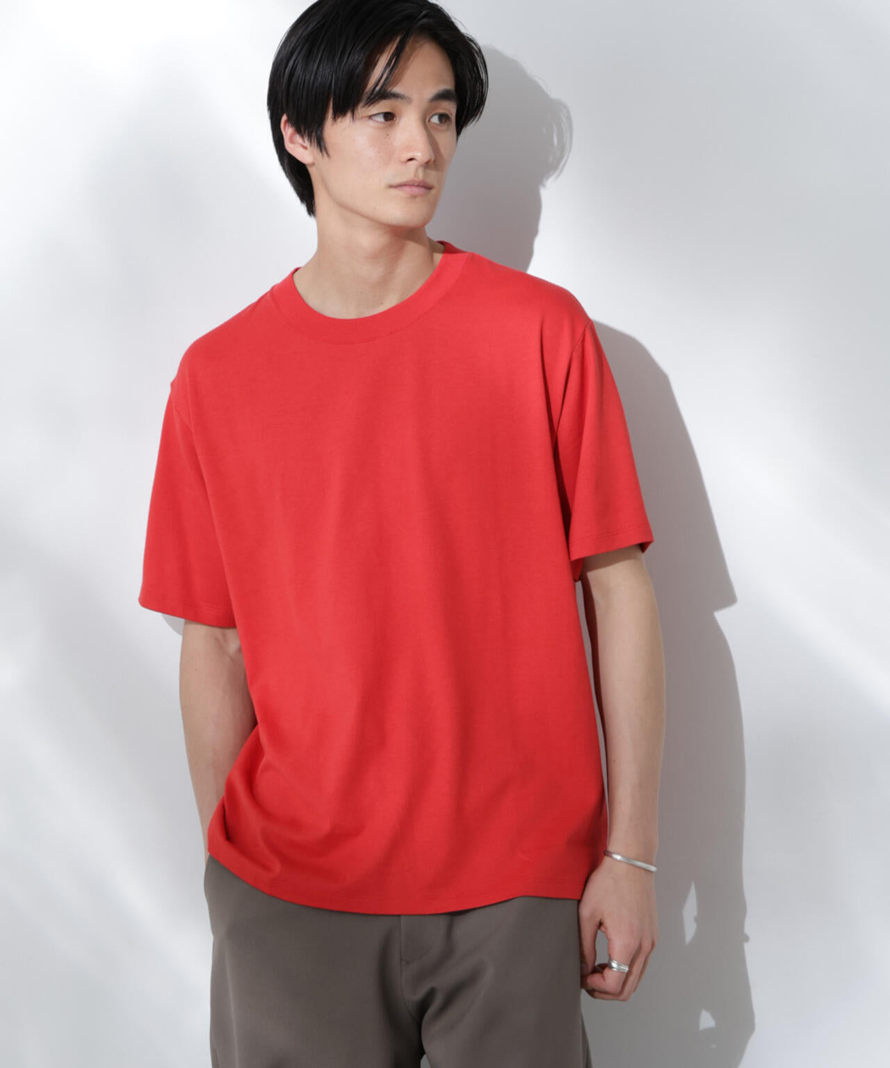 Anti Soaked(R)汗染み防止 De Light ミドルシルエットTシャツ 6685124211