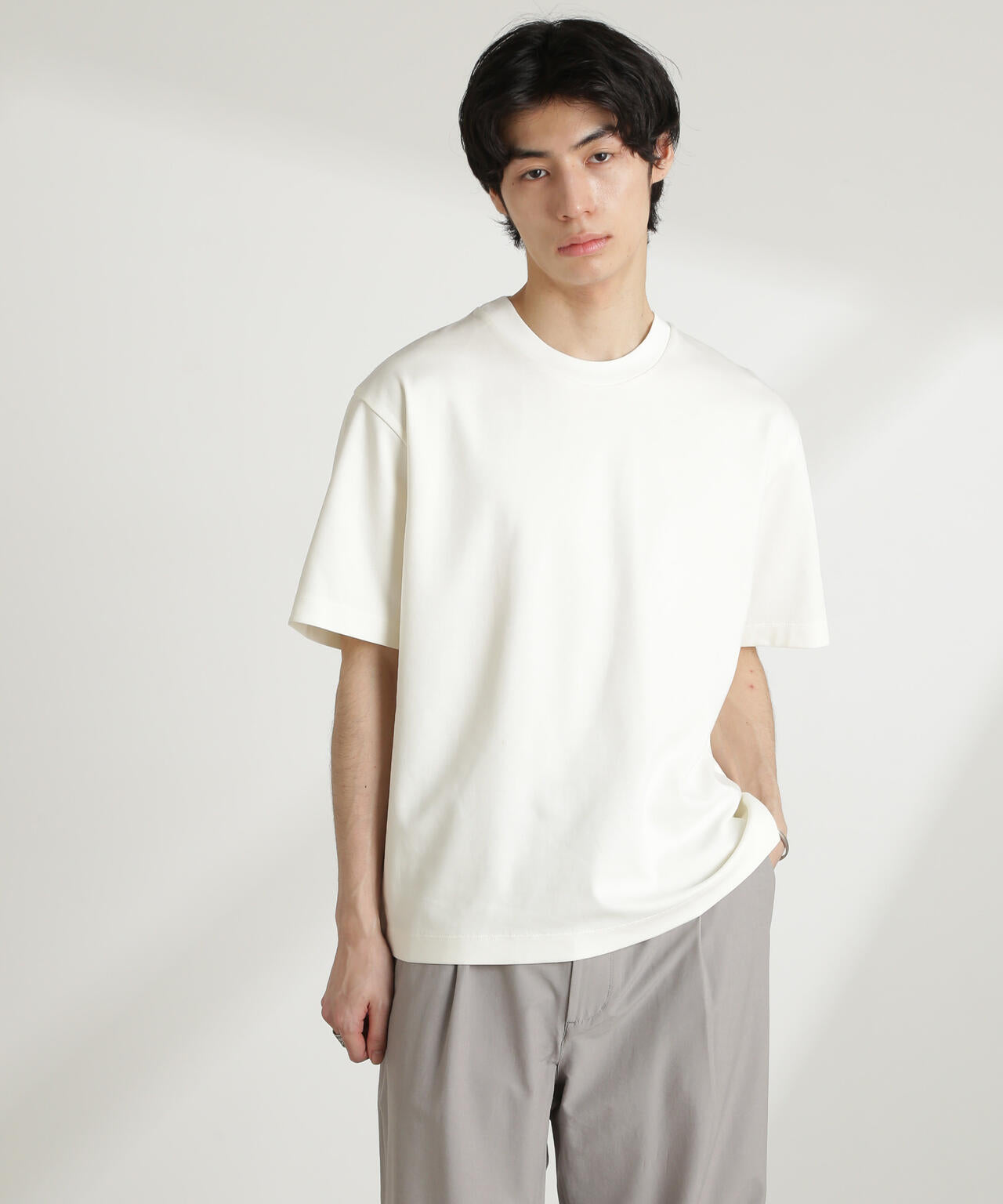 ダブルスムースクルーネックBIGTシャツ 半袖 6725124213