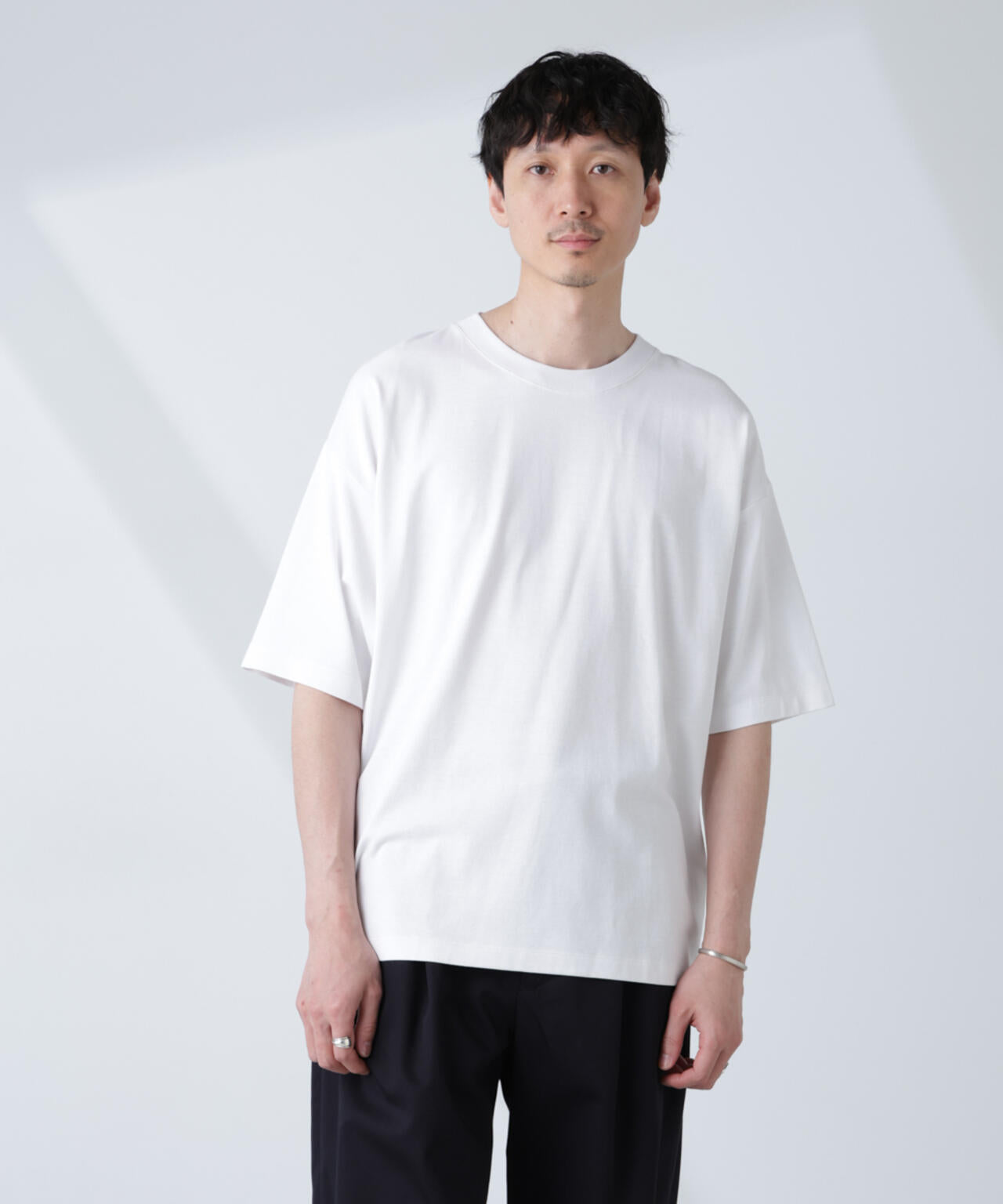 WEB限定/Anti Soaked(R) 汗染み防止 クルーネック ビッグシルエットTシャツ 6685124233