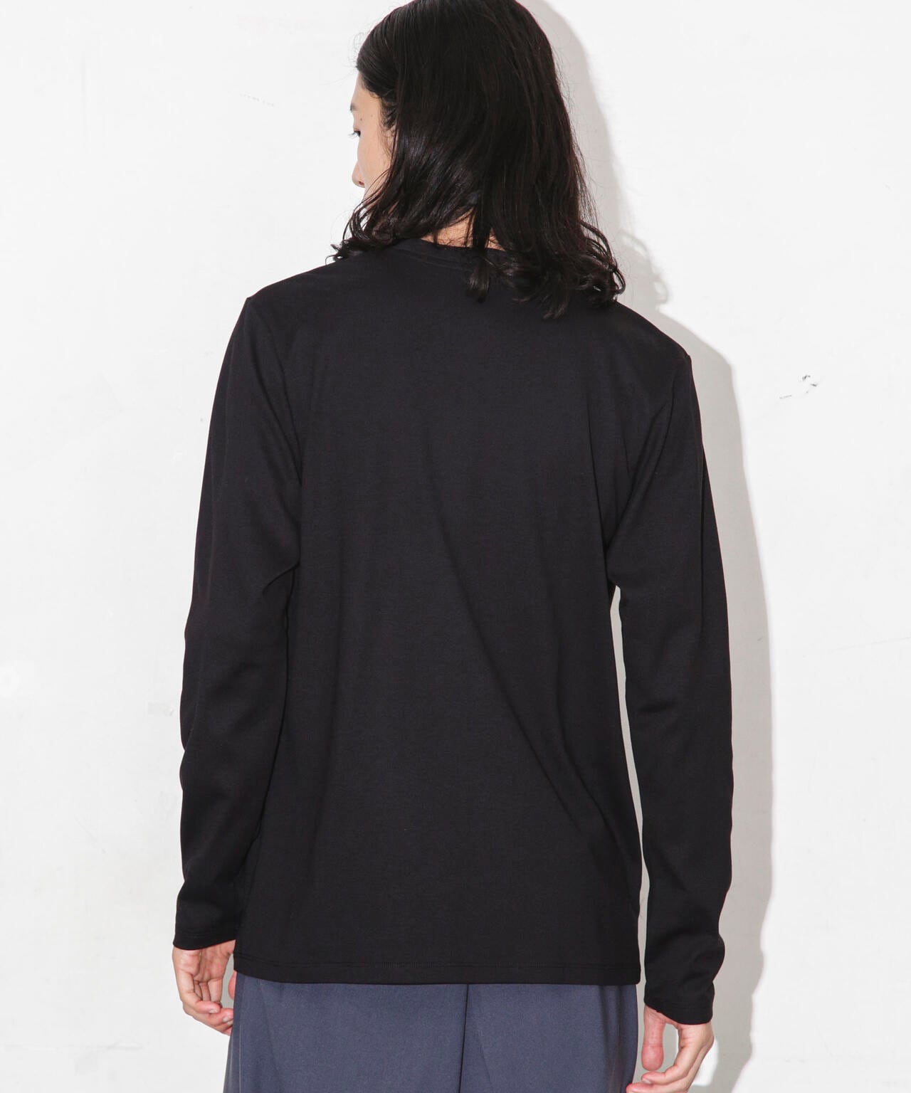Anti Soaked 汗染み防止 クルーネックTシャツ長袖 6684123208