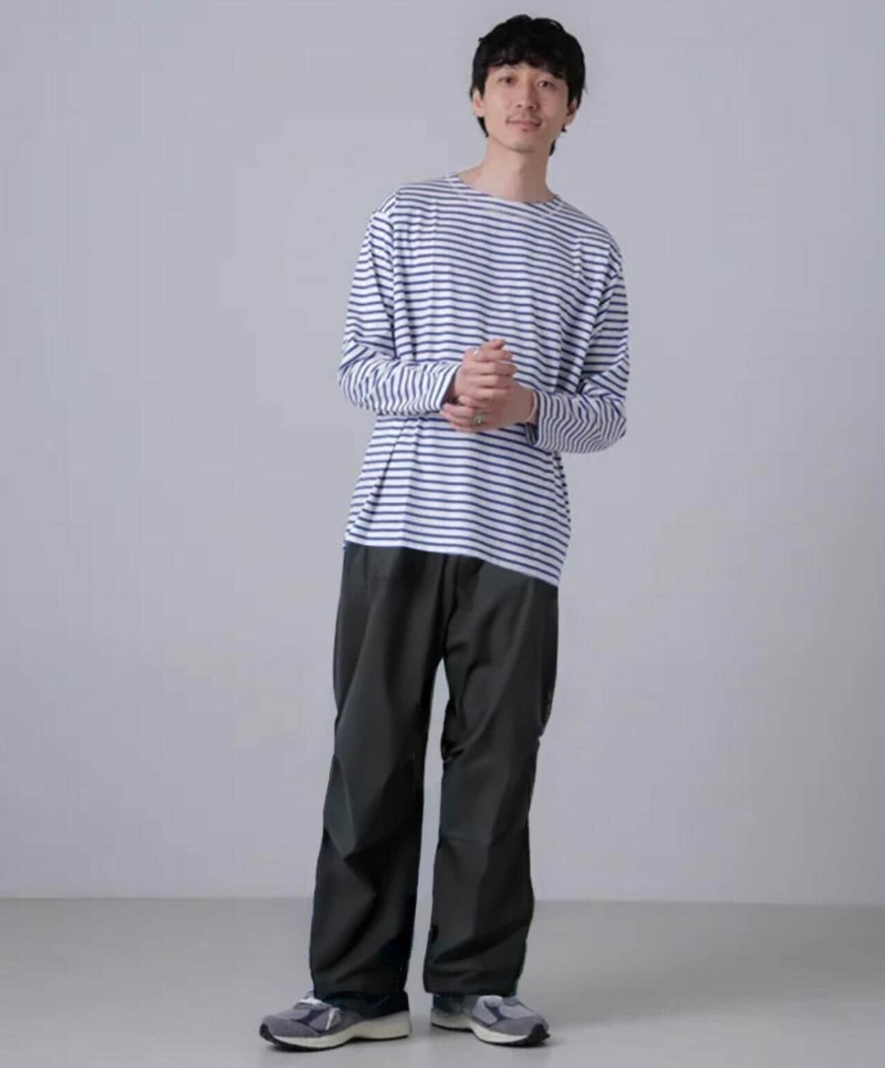 「NJ/CLUB」HOMESTOCKボーダーボートネックTシャツ 6684223201