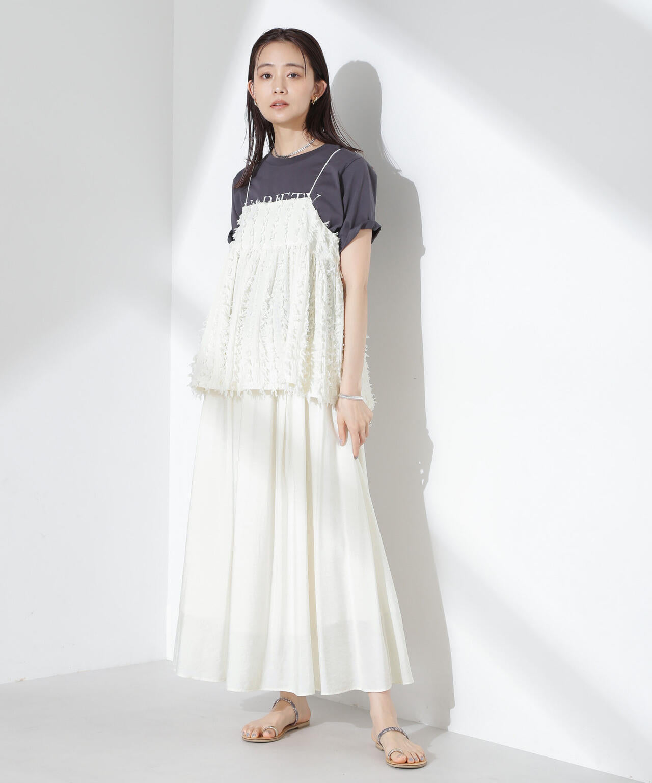 シアーボリュームスカート 6735130314