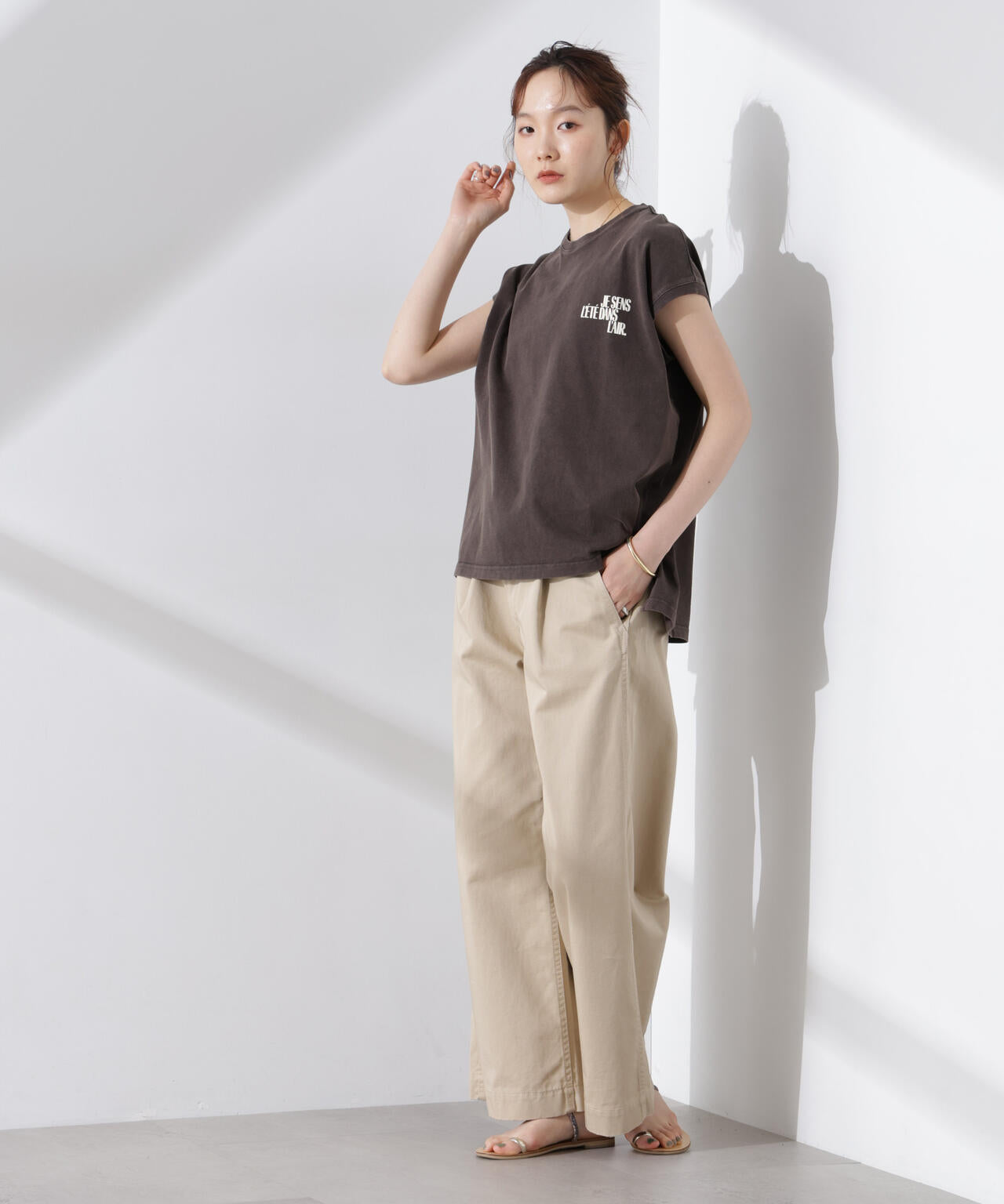 upper hights/BIG NO SLEEVE TEE 6715124023