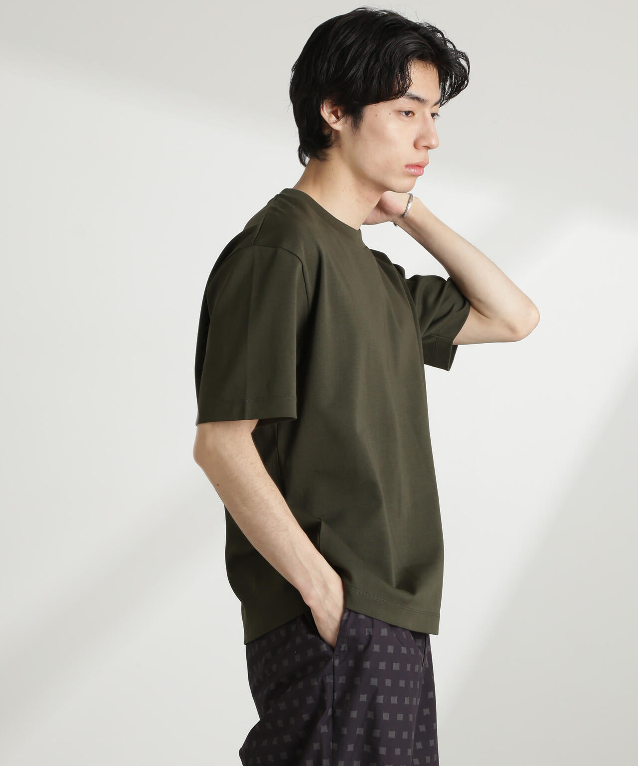 ダブルスムースクルーネックBIGTシャツ 半袖 6725124213