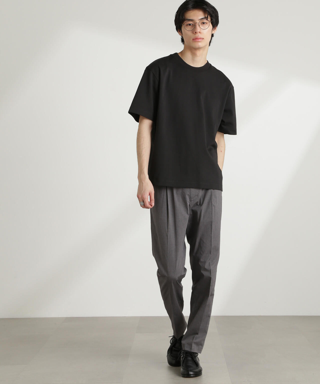 ダブルスムースクルーネックBIGTシャツ 半袖 6725124213