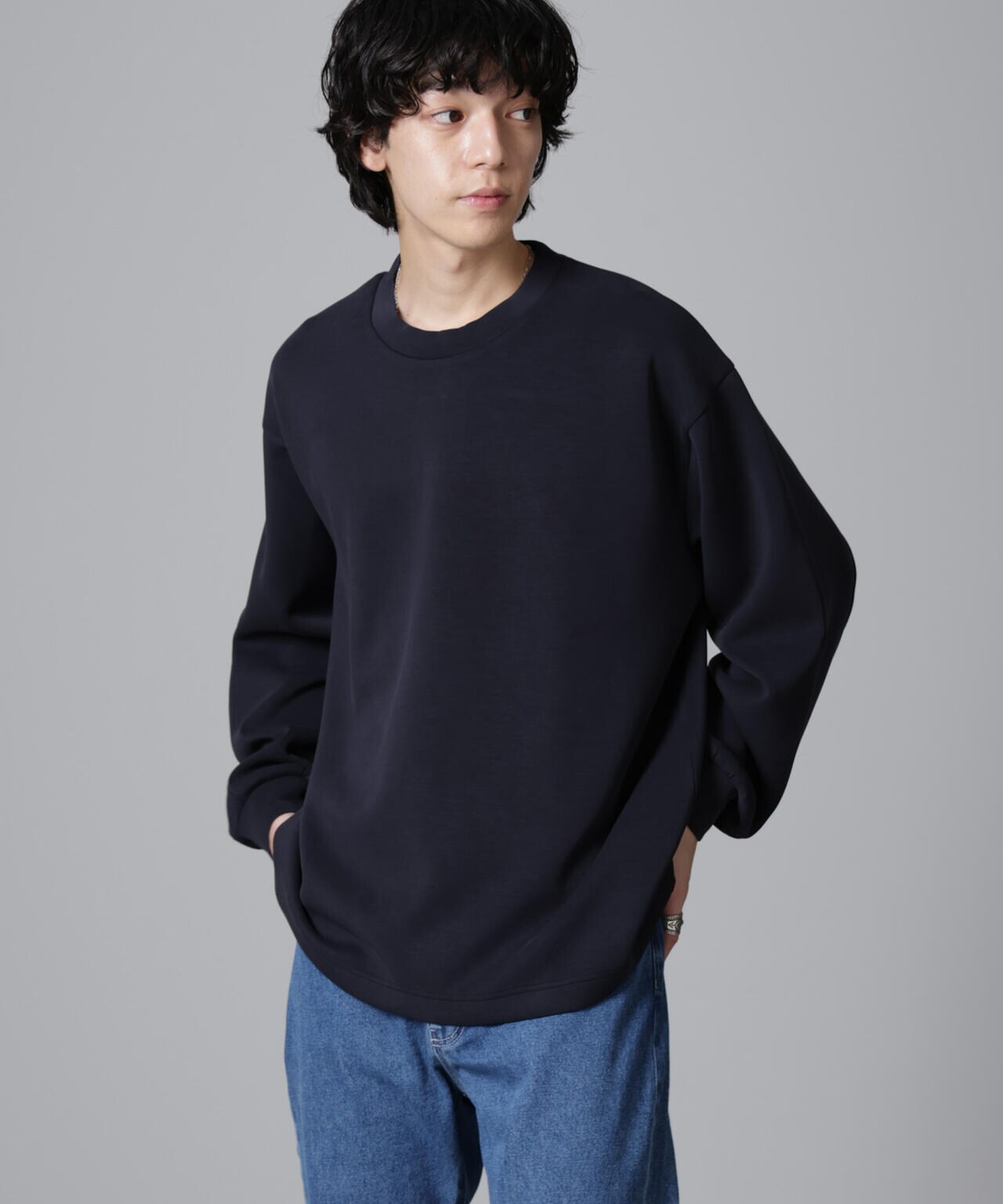 パウダースノーダンボールクルーネックプルオーバー 6684223237