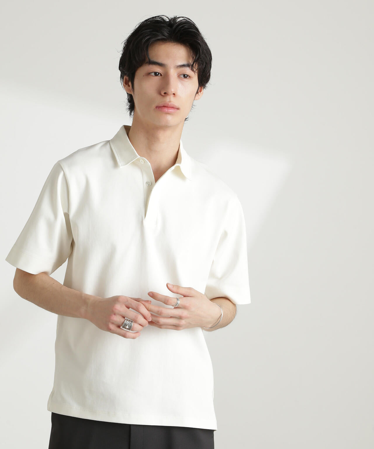 ダブルスムース比翼ポロ 6725124212
