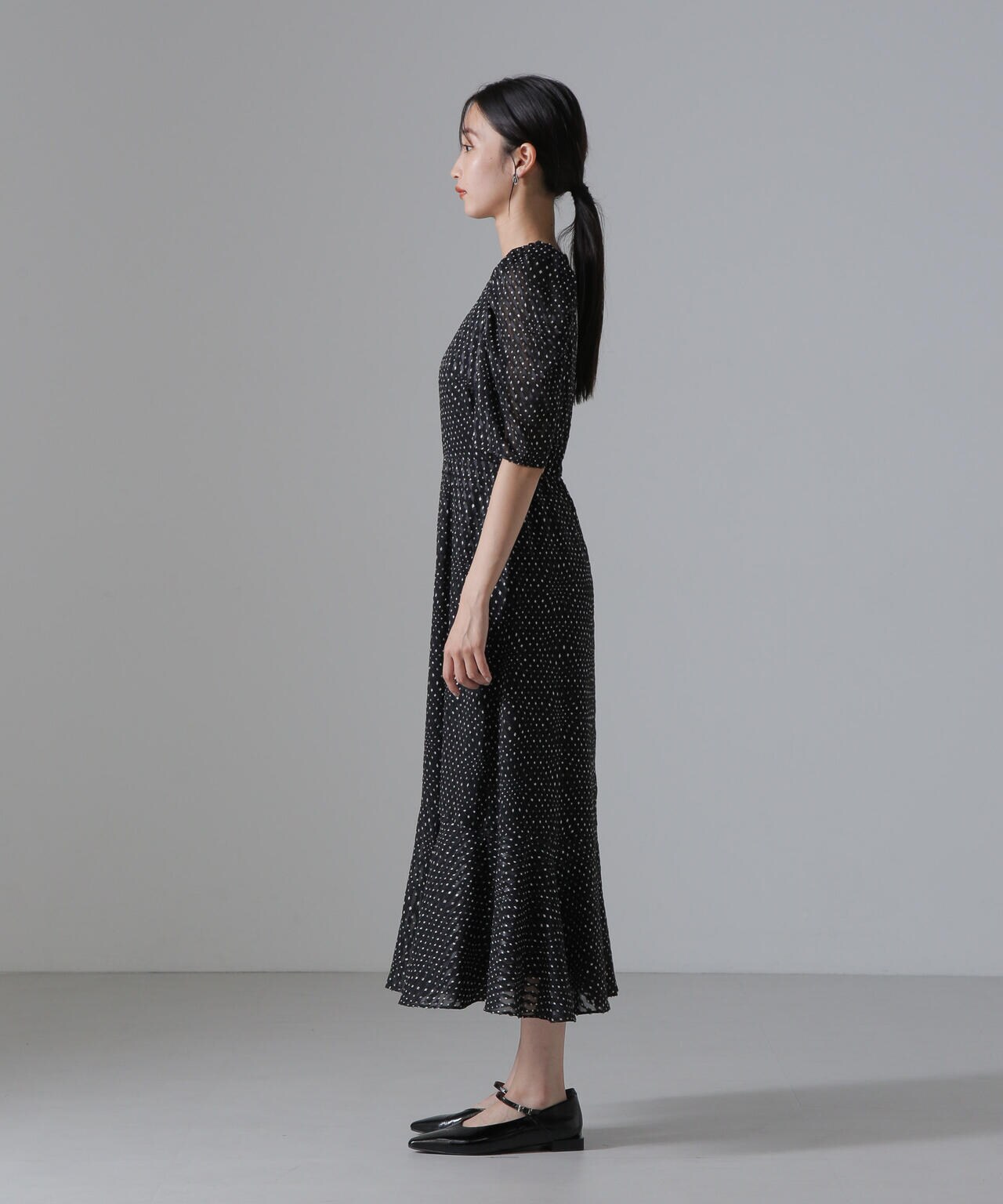 troisiemechaco/カットジャガードワンピース 6714219033