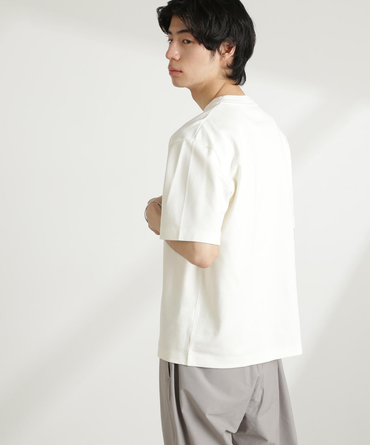 ダブルスムースクルーネックBIGTシャツ 半袖 6725124213
