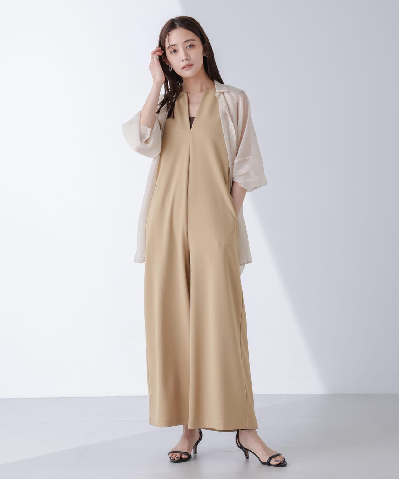 AtPARK&DAILYWEAR/カットジョーゼットサロペ 6694219309