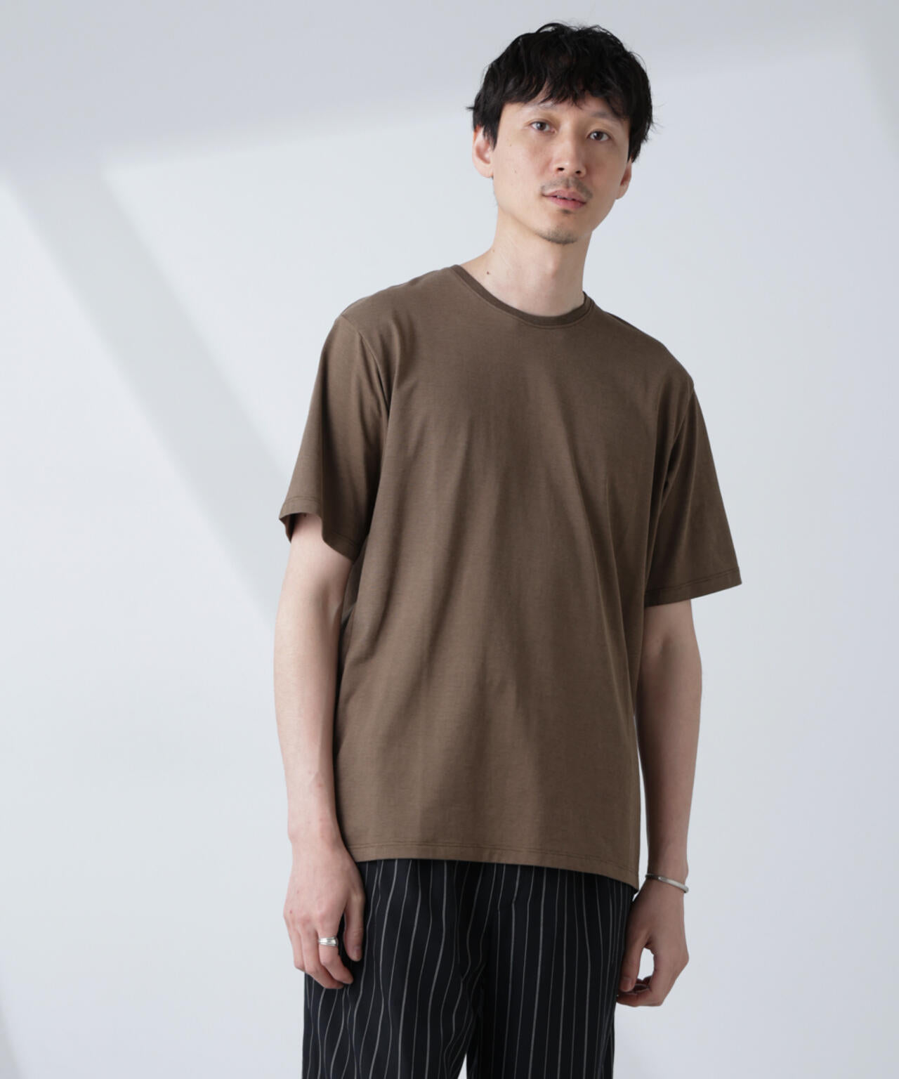 ソラーロライトストレッチクルーネックTシャツ(セットアップ可) 6685124236