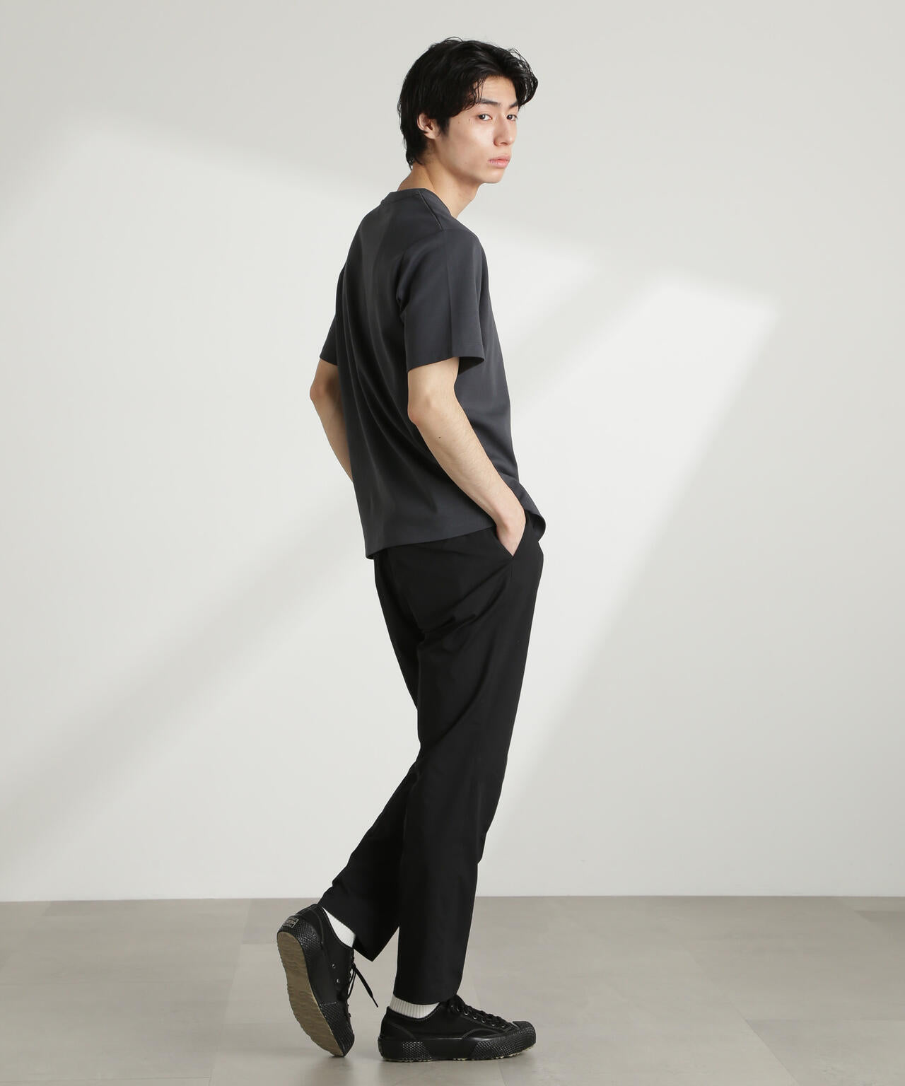 ダブルスムースVネックTシャツ 半袖 6725124214