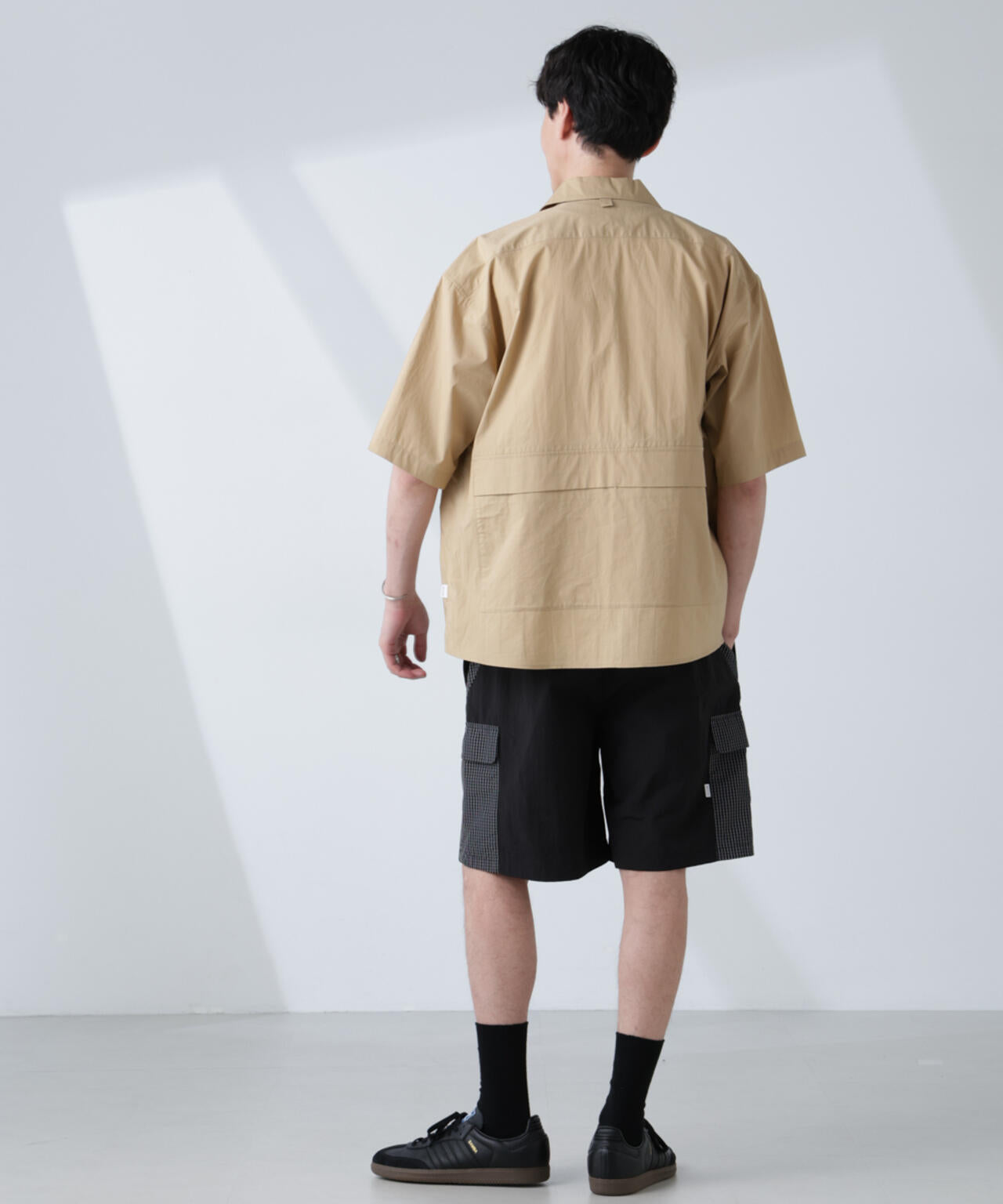 「NJ/CLUB」 ユーティリティマルチポケットシャツ 半袖 6685121207