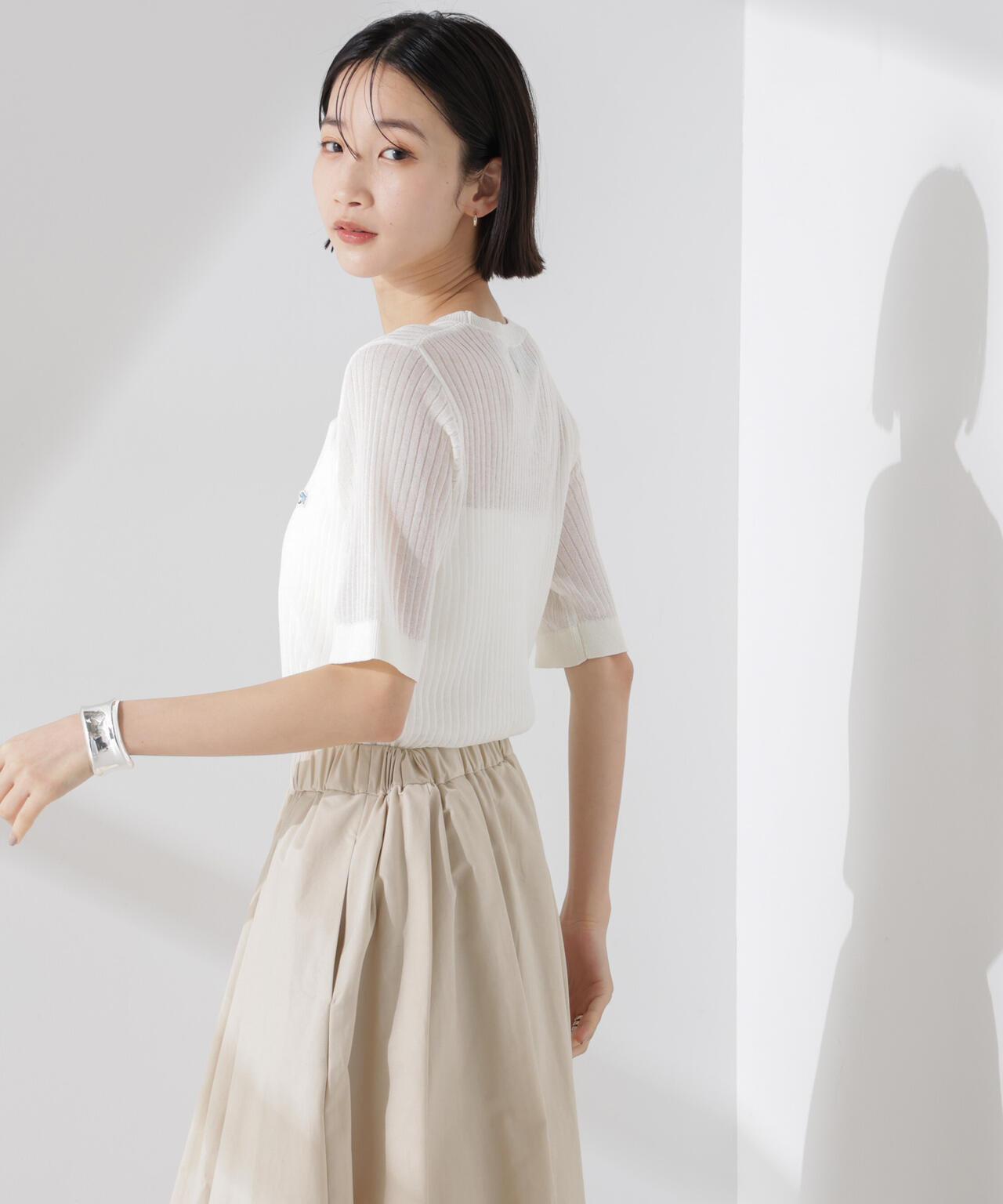 PENNEYS別注TheFOXシアーリブニットトップス 6735122326