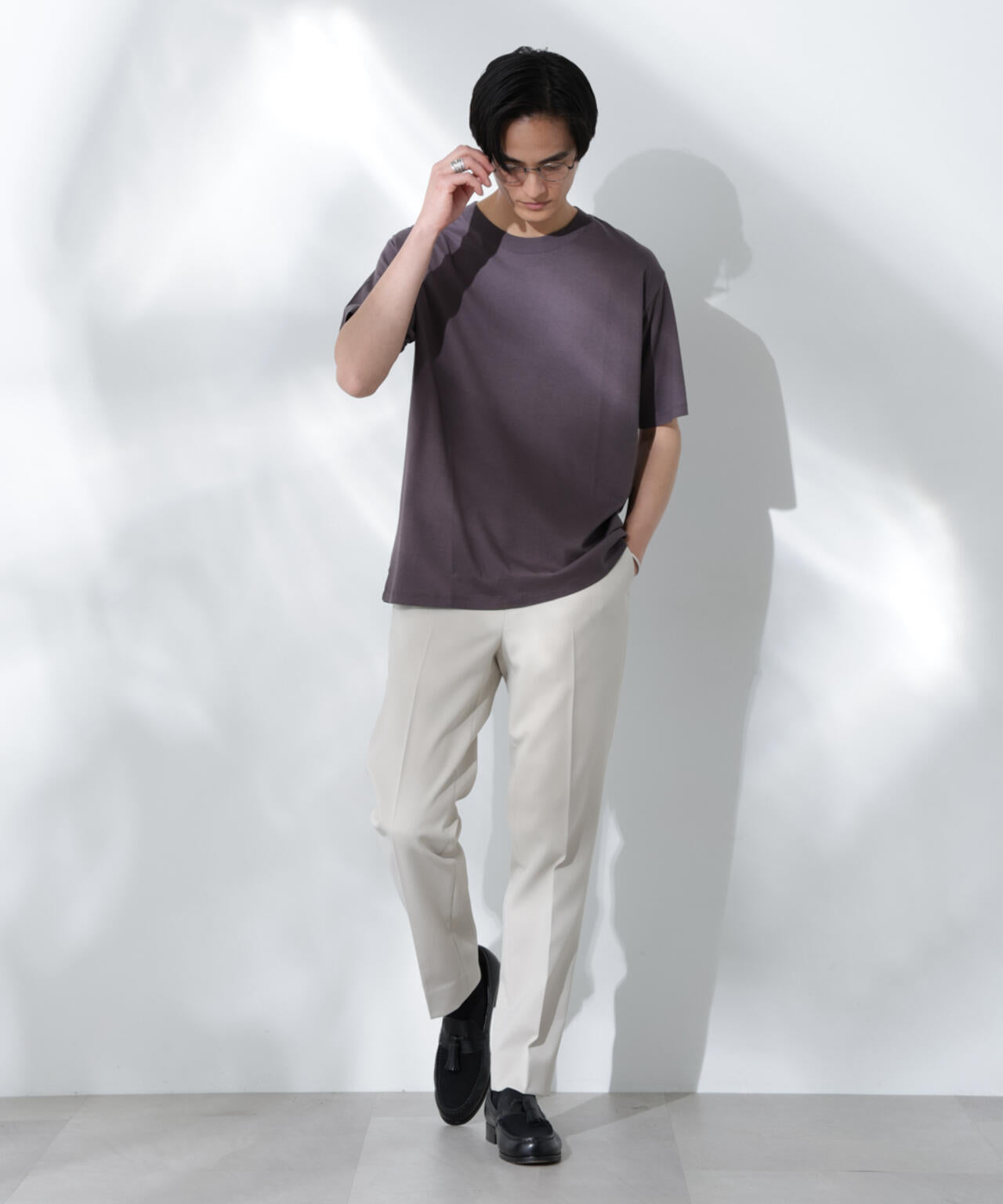 Anti Soaked(R)汗染み防止 De Light ミドルシルエットTシャツ 6685124211
