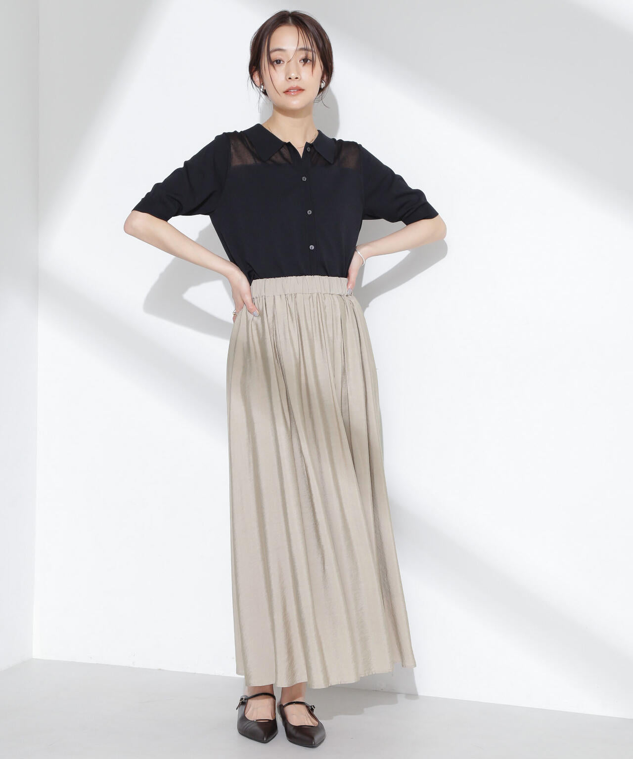 シアーボリュームスカート 6735130314