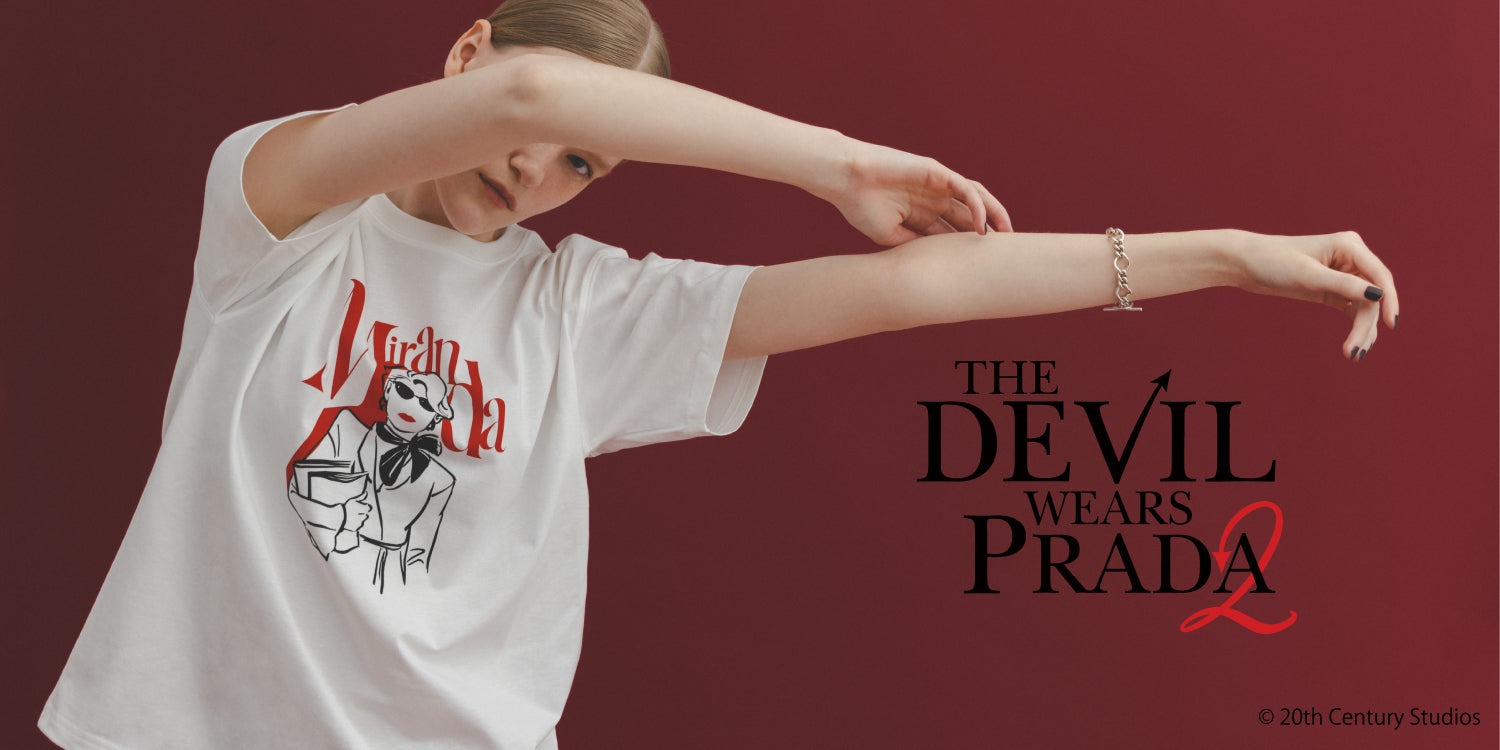 WP260515　映画『プラダを着た悪魔2』の世界観をデザインした、『THE DEVIL WEARS PRADA2』コレクションが、ナノ・ユニバースより登場。