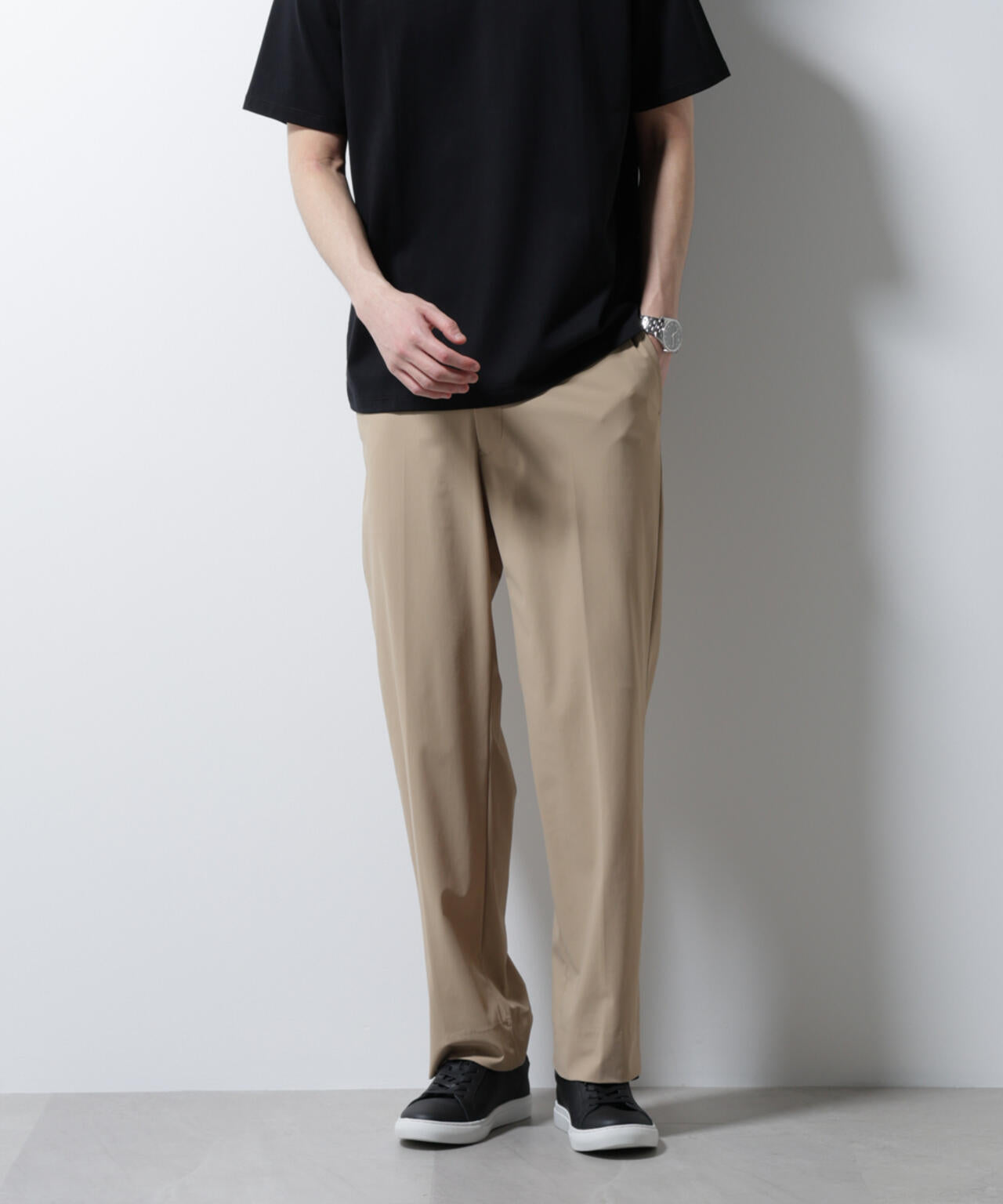 「NTROUSERS PREMIUM」クールタッチストレッチストレートパンツ撥水(セットアップ可) 6685129206