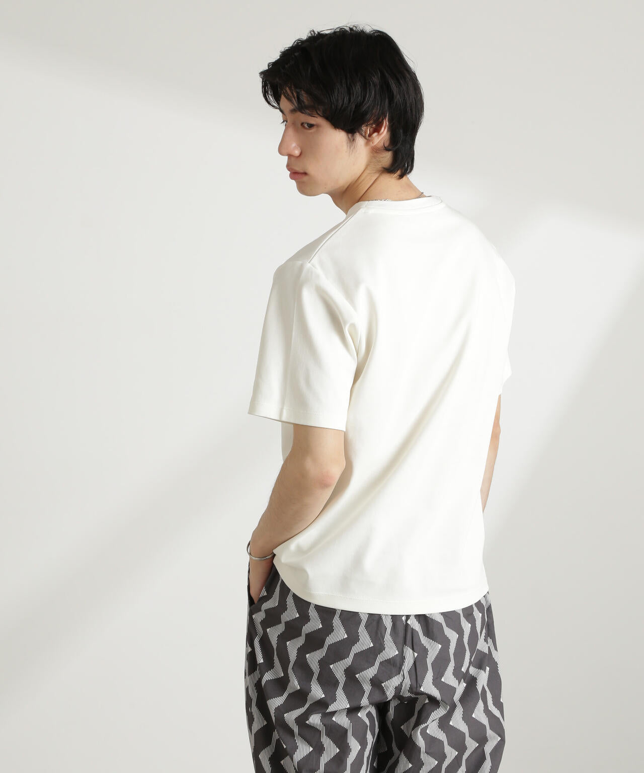 ダブルスムースVネックTシャツ 半袖 6725124214