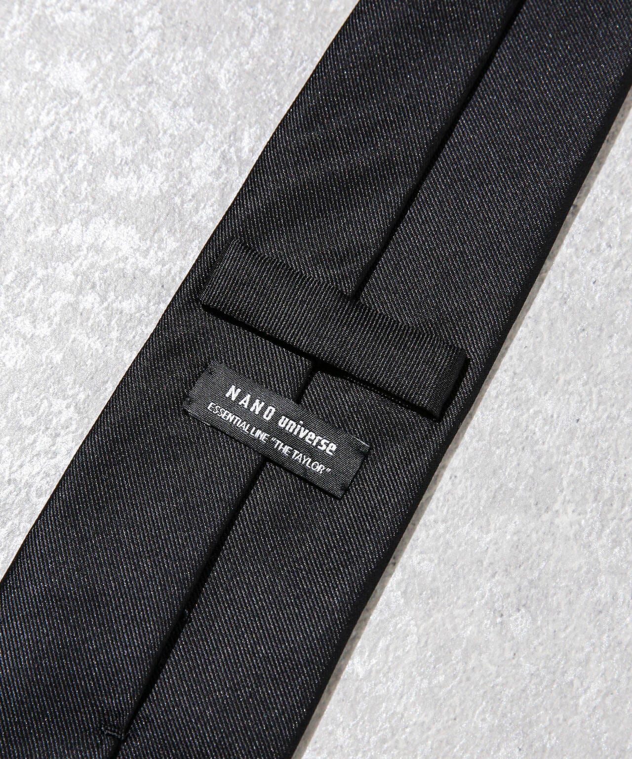 「ESSENTIAL LINE」フォーマルブラックネクタイ 6683242208