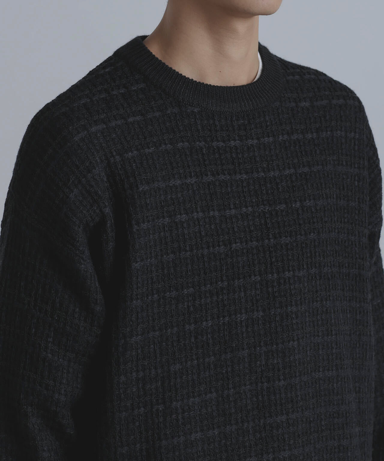 ツィードライクプルオーバーニット 6684122219