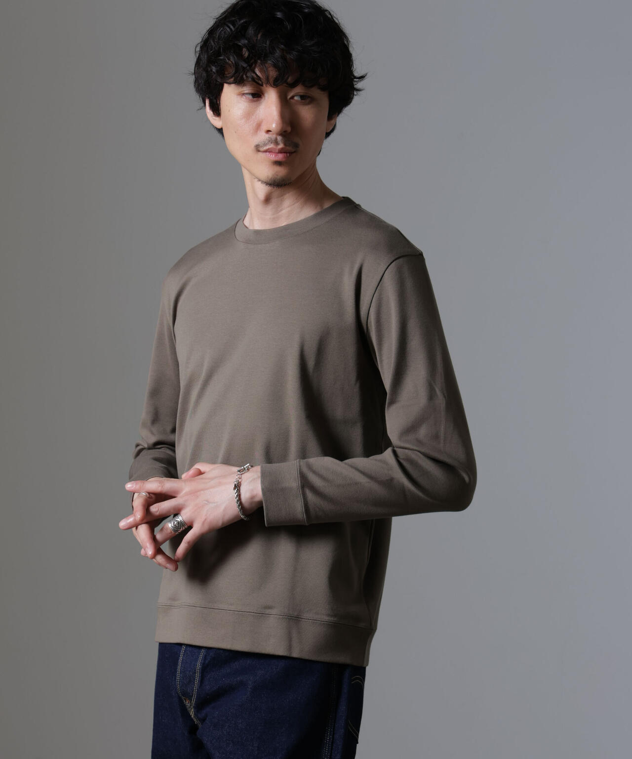 ｢FORMAL JERSEY｣クルーネックカットソー長袖 6684223215