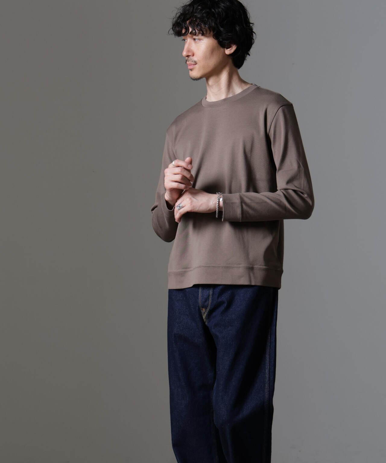 ｢FORMAL JERSEY｣クルーネックカットソー長袖 6684223215