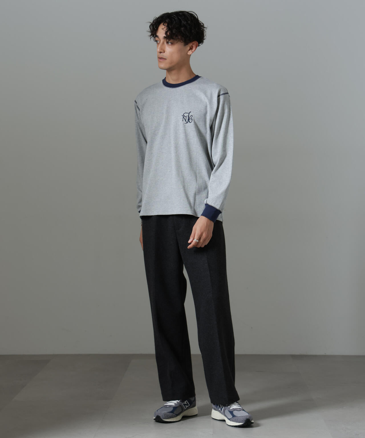 ｢NJ/CLUB｣PARKSTOCK ロゴ刺繍ロングスリーブTシャツ 6684223229