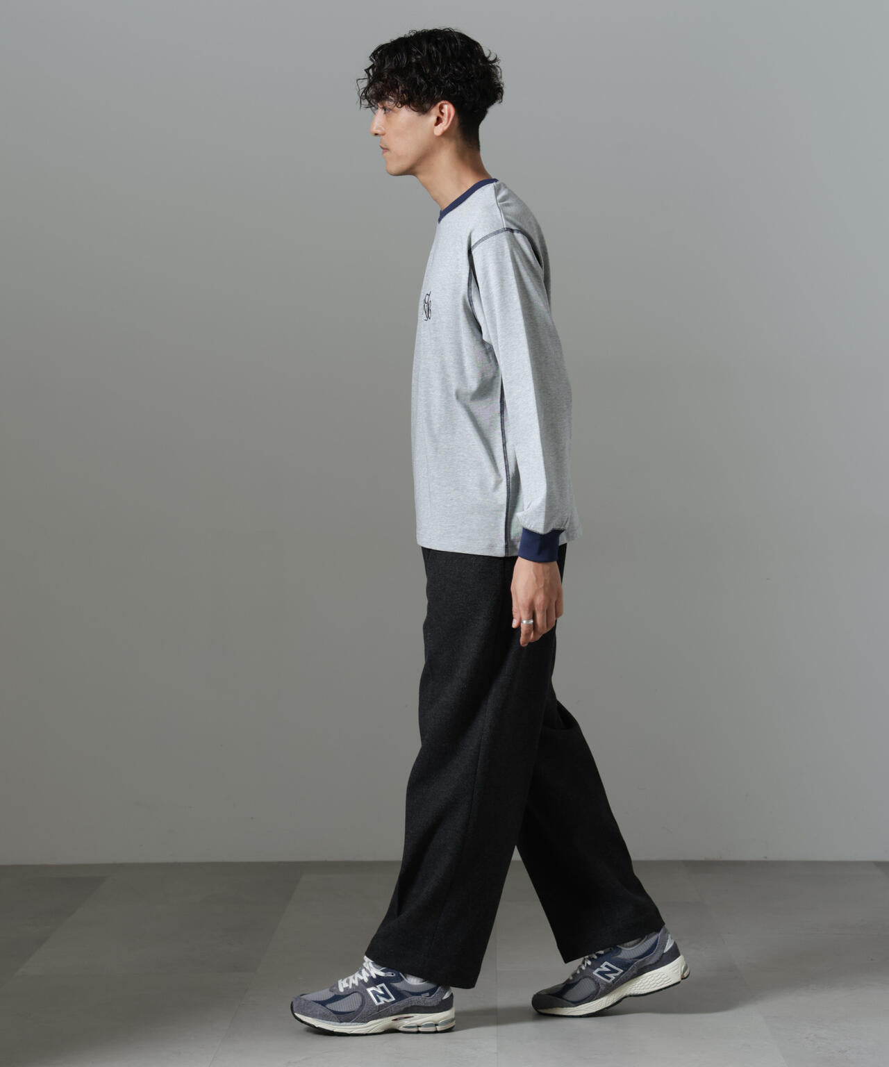 ｢NJ/CLUB｣PARKSTOCK ロゴ刺繍ロングスリーブTシャツ 6684223229