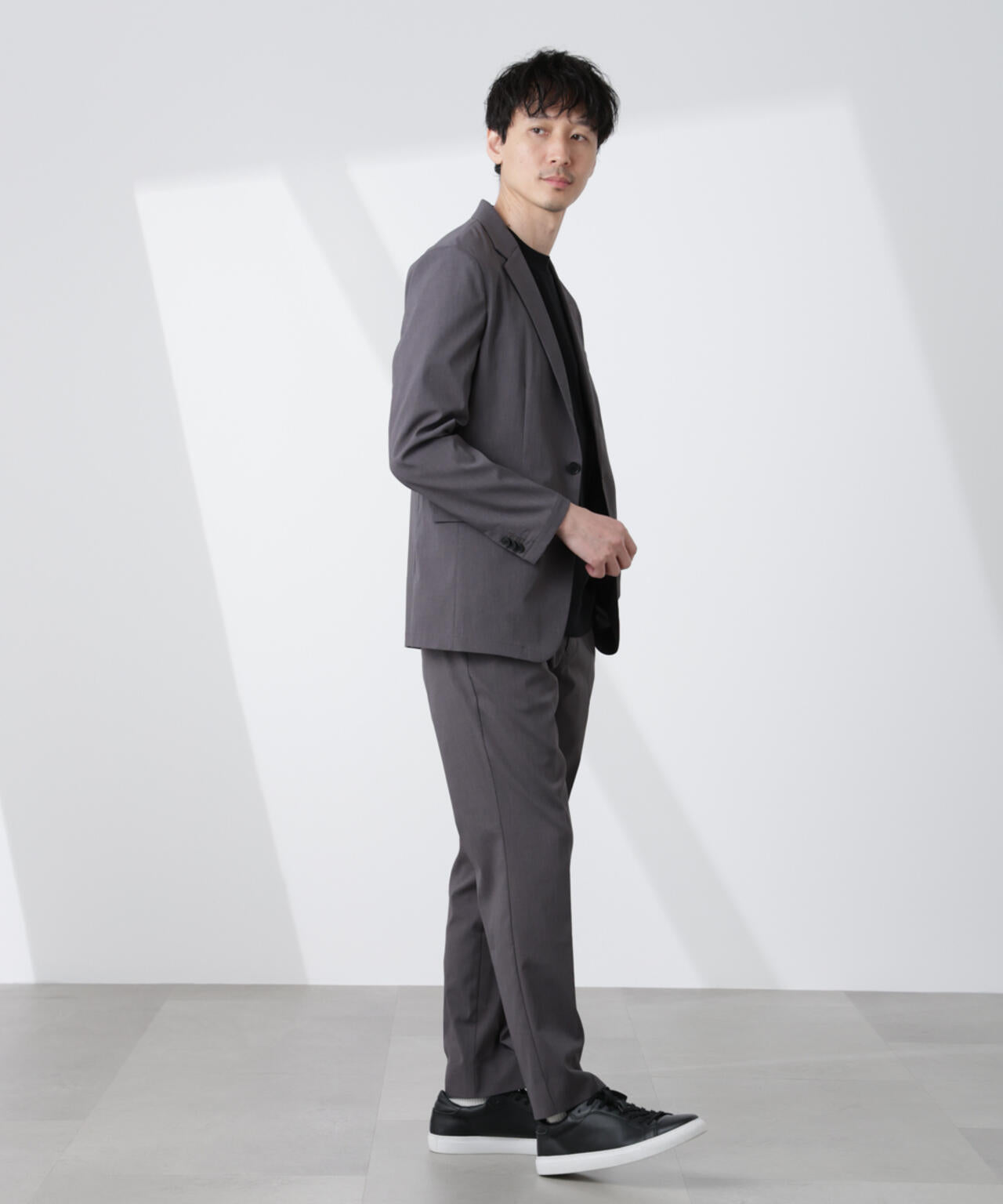 ｢Damerino｣TEXBRID(R)×ECOBLUEトロストレッチセットアップ 6685118206