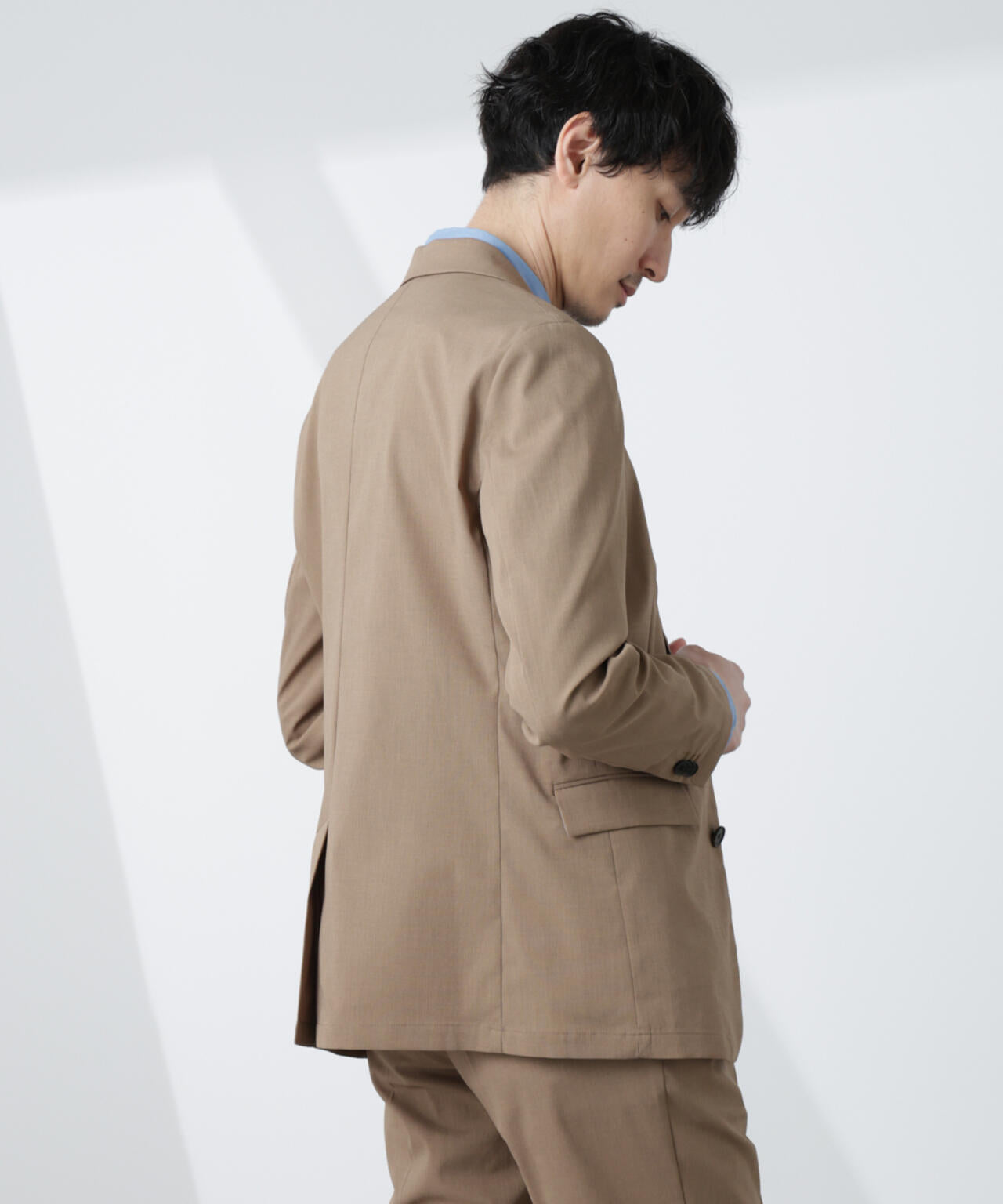 ｢Damerino｣TEXBRID(R)×ECOBLUEトロストレッチセットアップ 6685118206