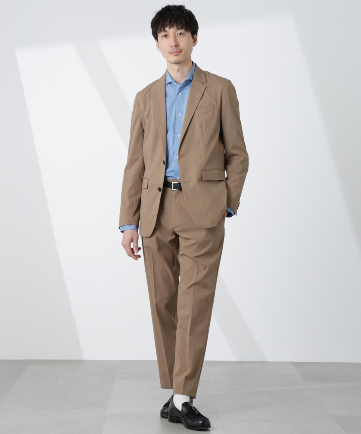 ｢Damerino｣TEXBRID(R)×ECOBLUEトロストレッチセットアップ 6685118206
